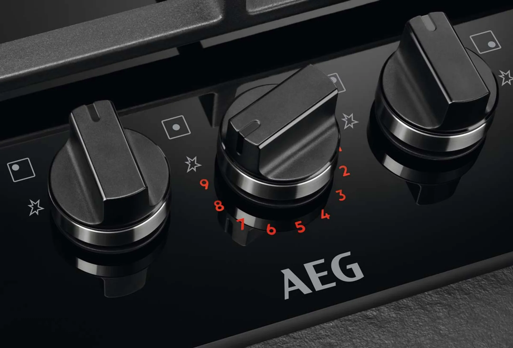 AEG Taque au gaz HKB95450NB FlameLight image