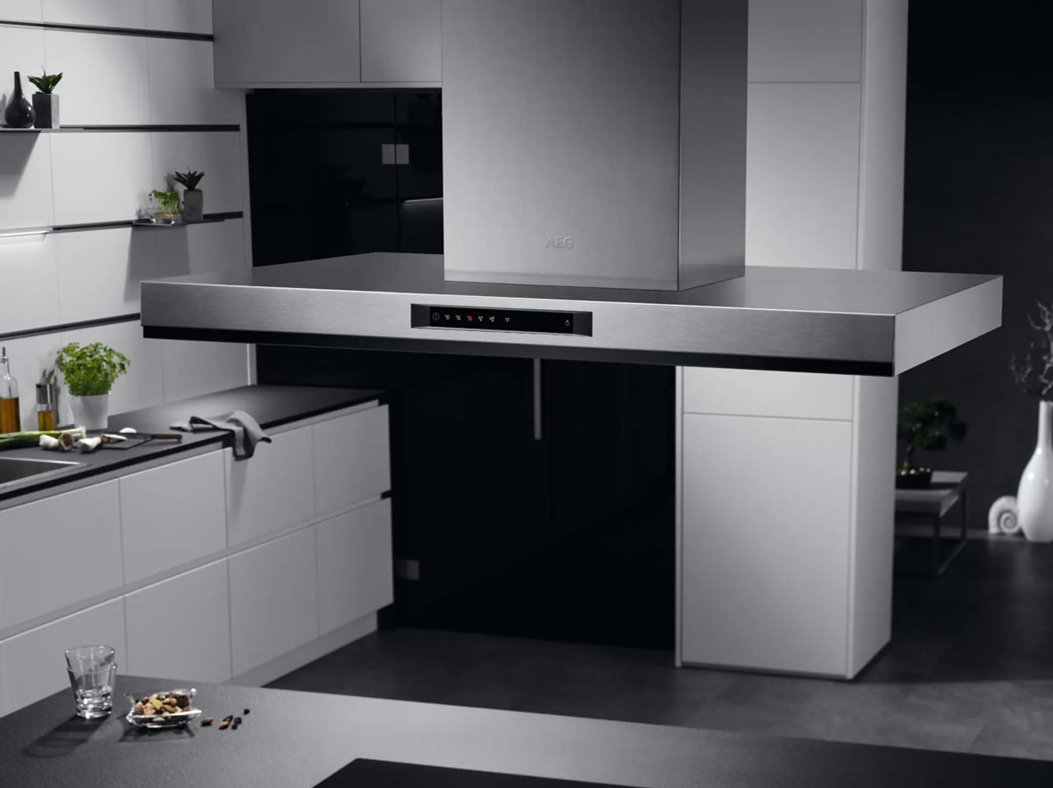 AEG Hotte îlot DIK6180HG Hob2Hood image
