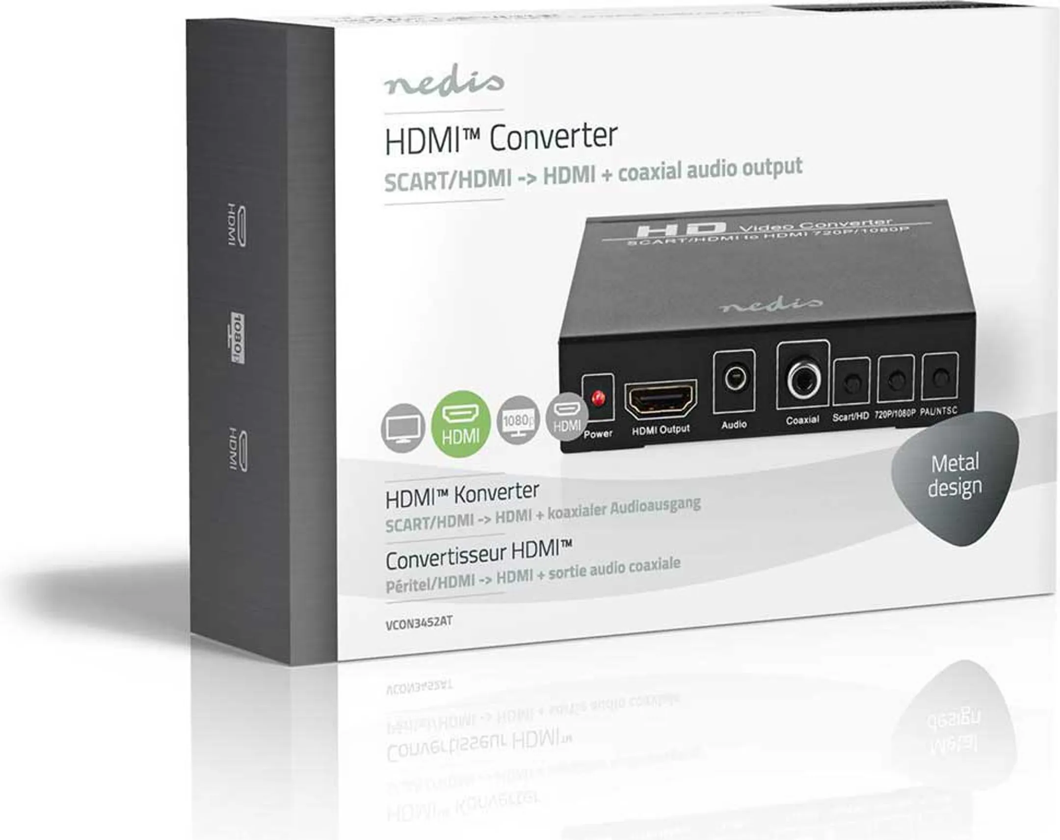 Nedis Convertisseur SCART/HDMI vers HDMI - VCON3452AT image