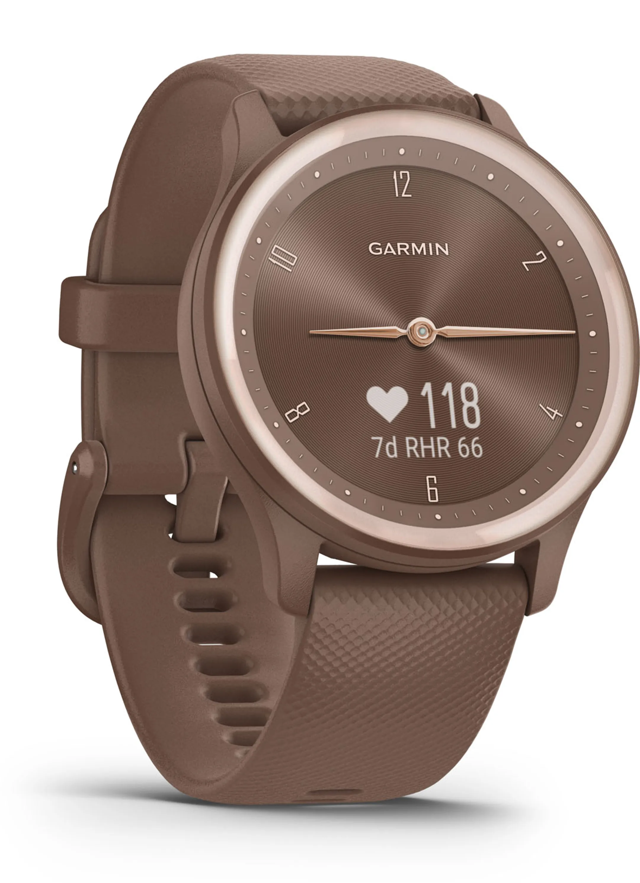 Garmin vívomove Sport - Peach Gold/Cocoa image