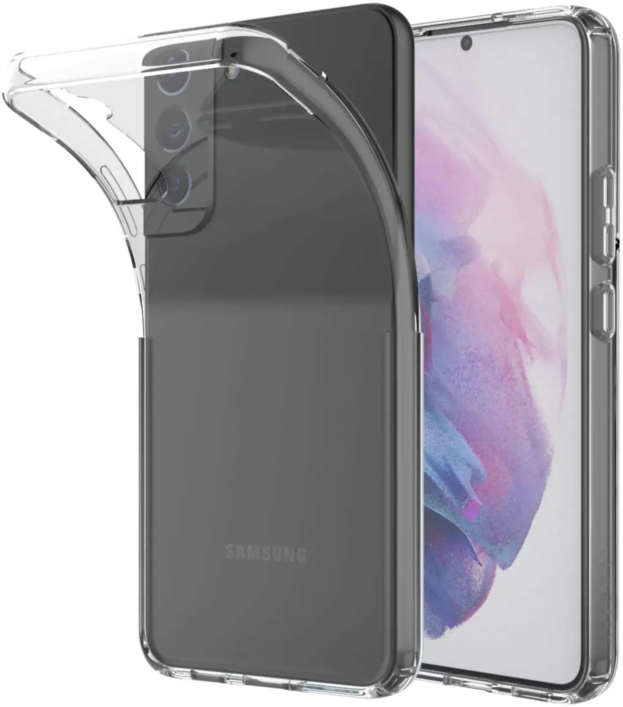 Backcover Antichoc voor Galaxy S22+ - Transparant