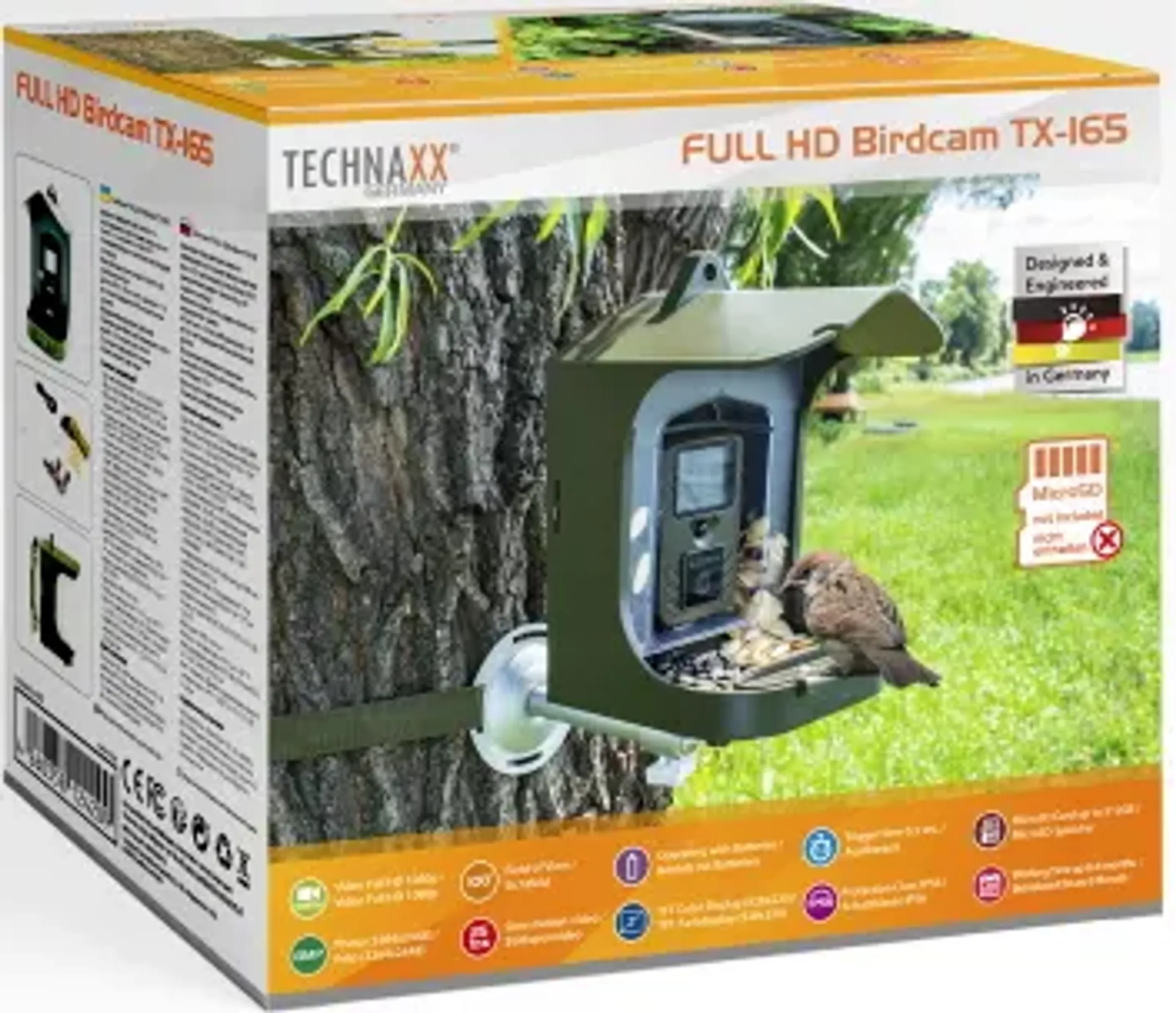 Technaxx Caméra pour oiseaux Full HD TX-165 image