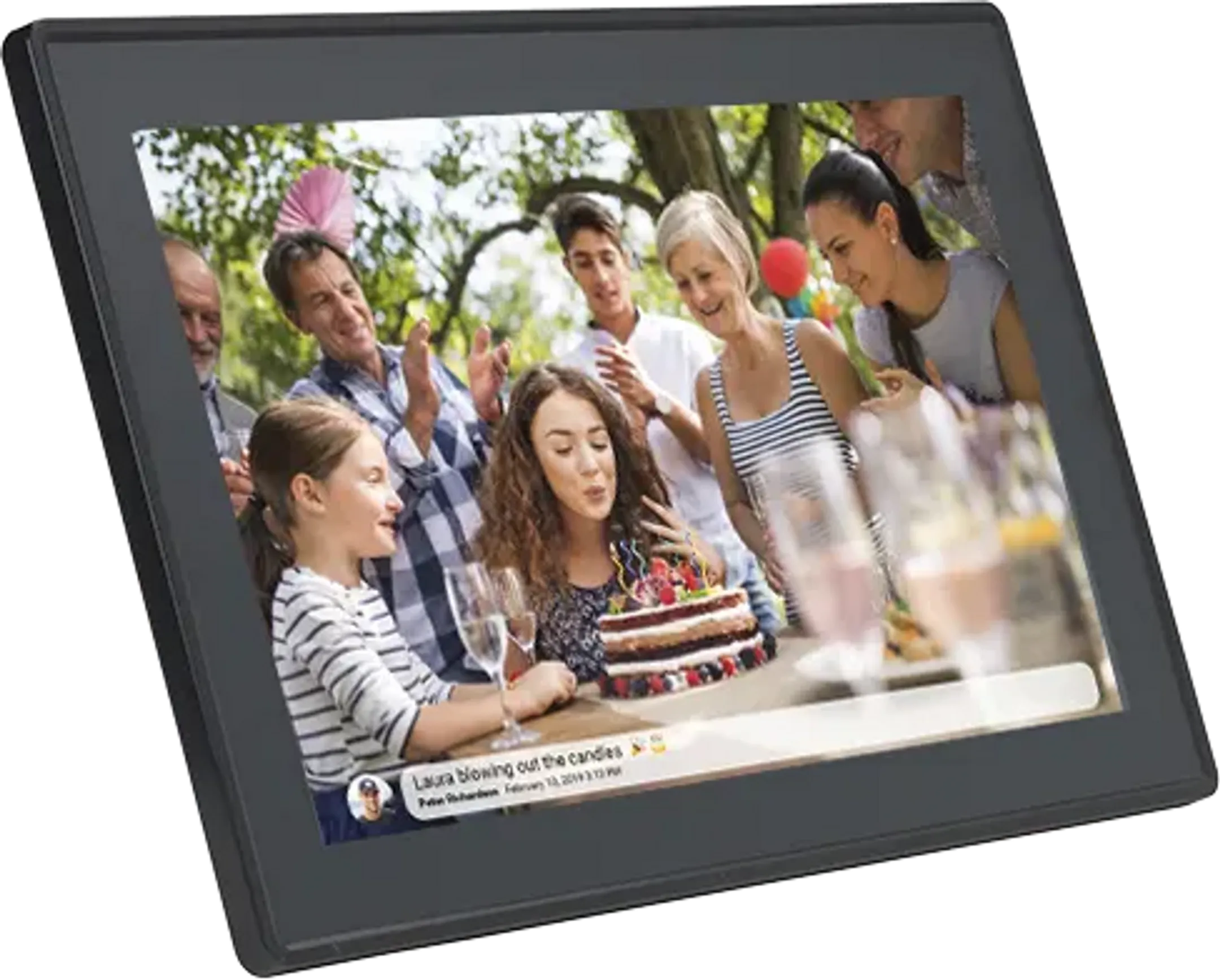 Denver Cadre photo Frameo 15,6" Full HD IPS écran tactile - Noir - PFF-1514 image