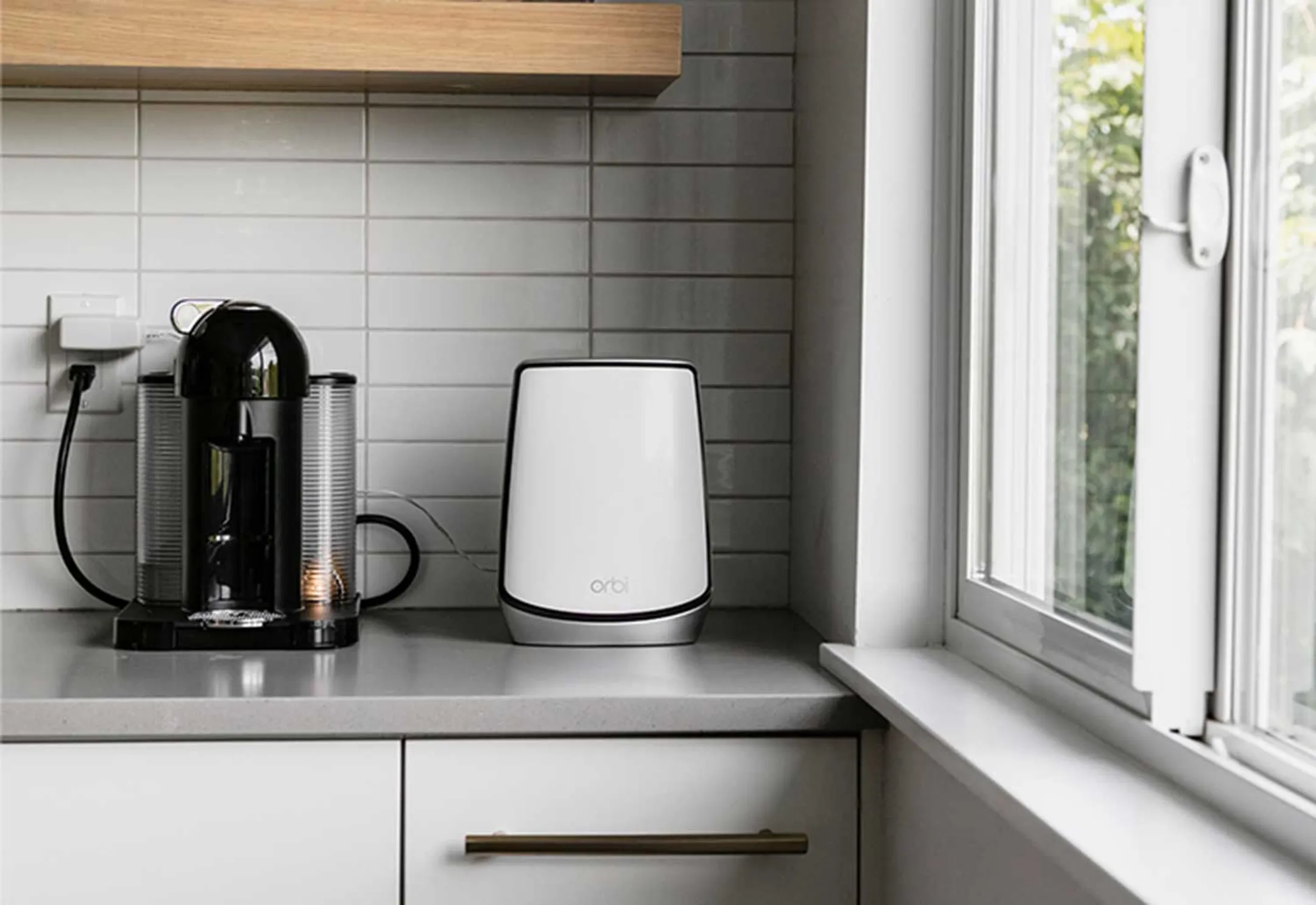 Netgear Orbi Tri-Band WiFi 6-mesh-systeem - 2 stuks image