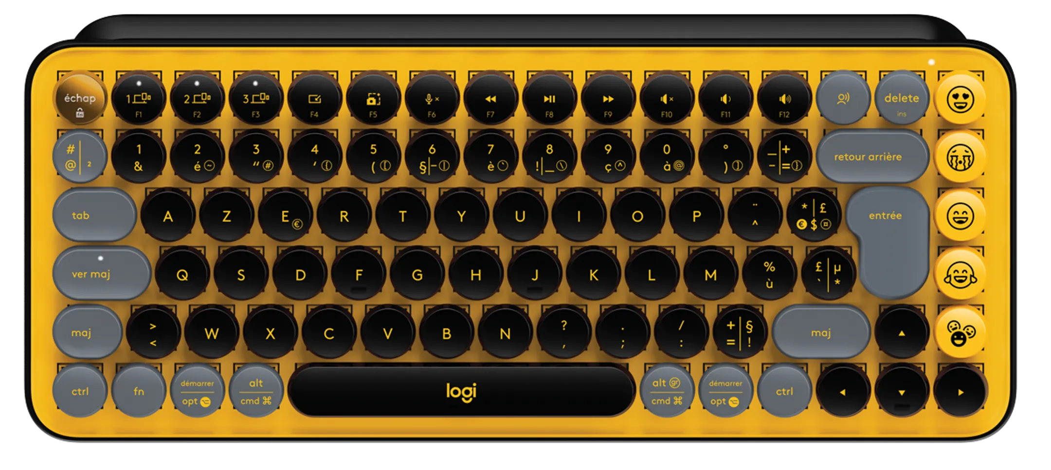 Pop Keys - Yellow (AZERTY FR)