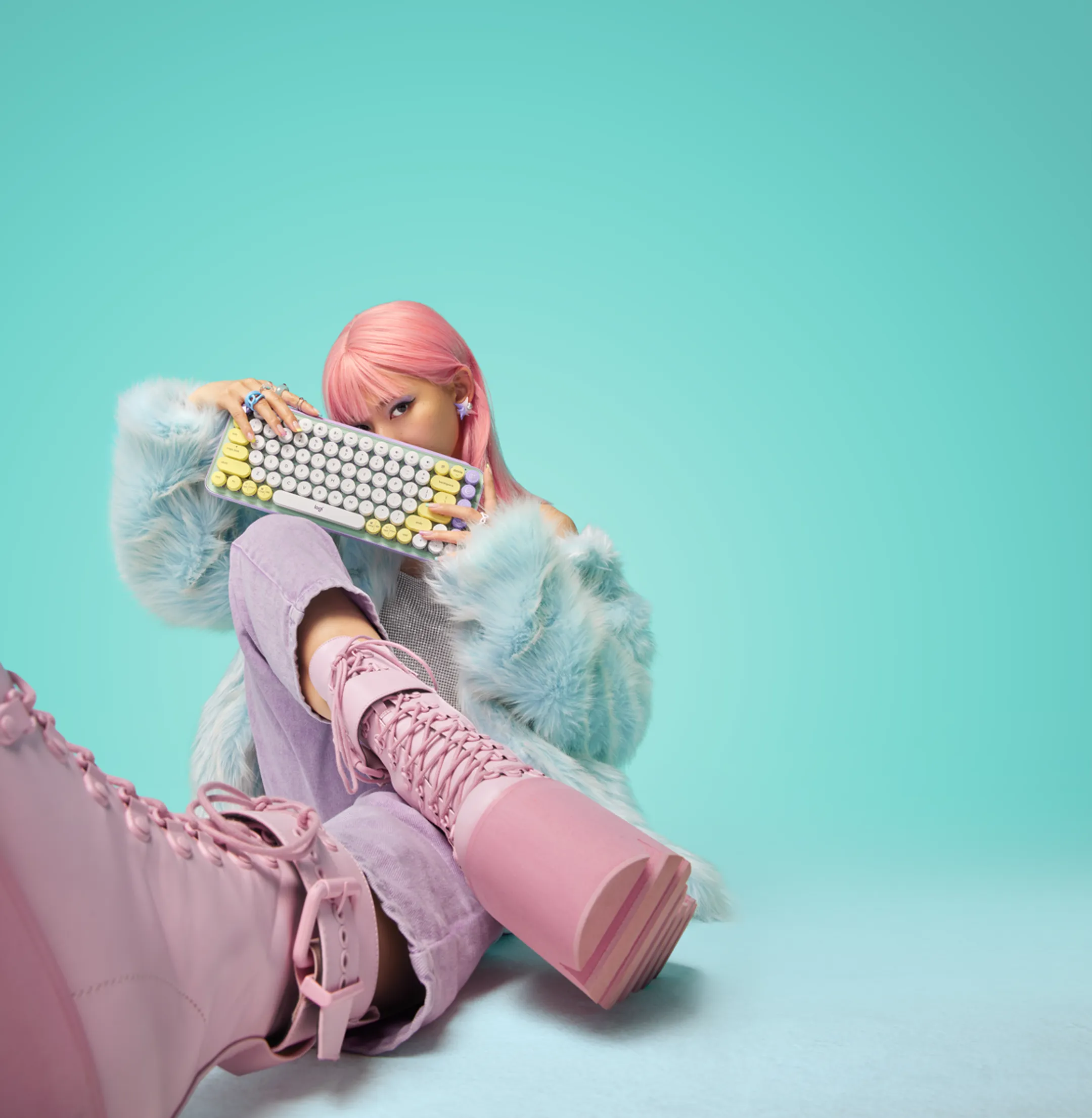 Logitech Pop Keys - Mint (AZERTY FR) image