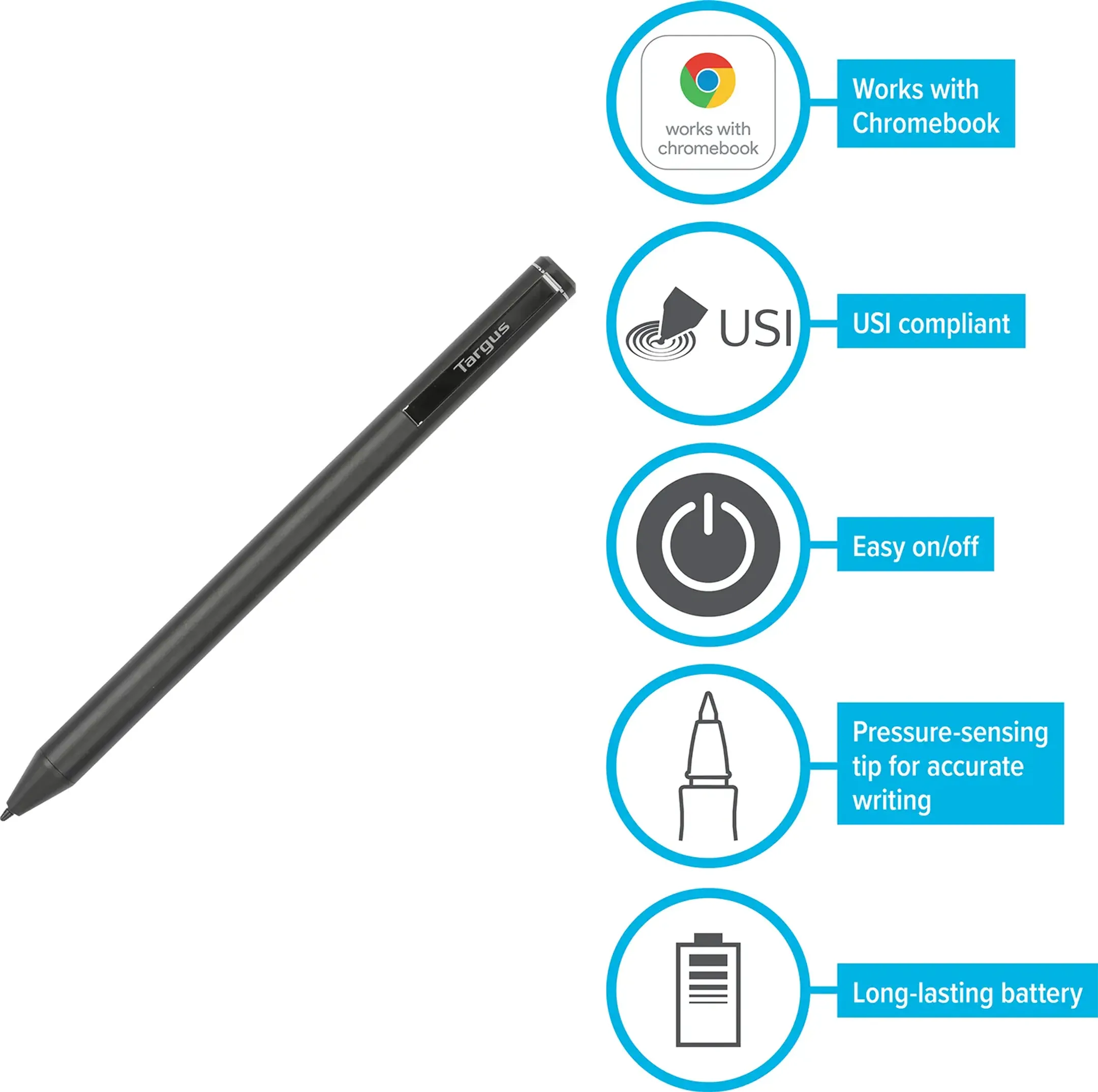 Targus Stylet actif pour Chromebook image