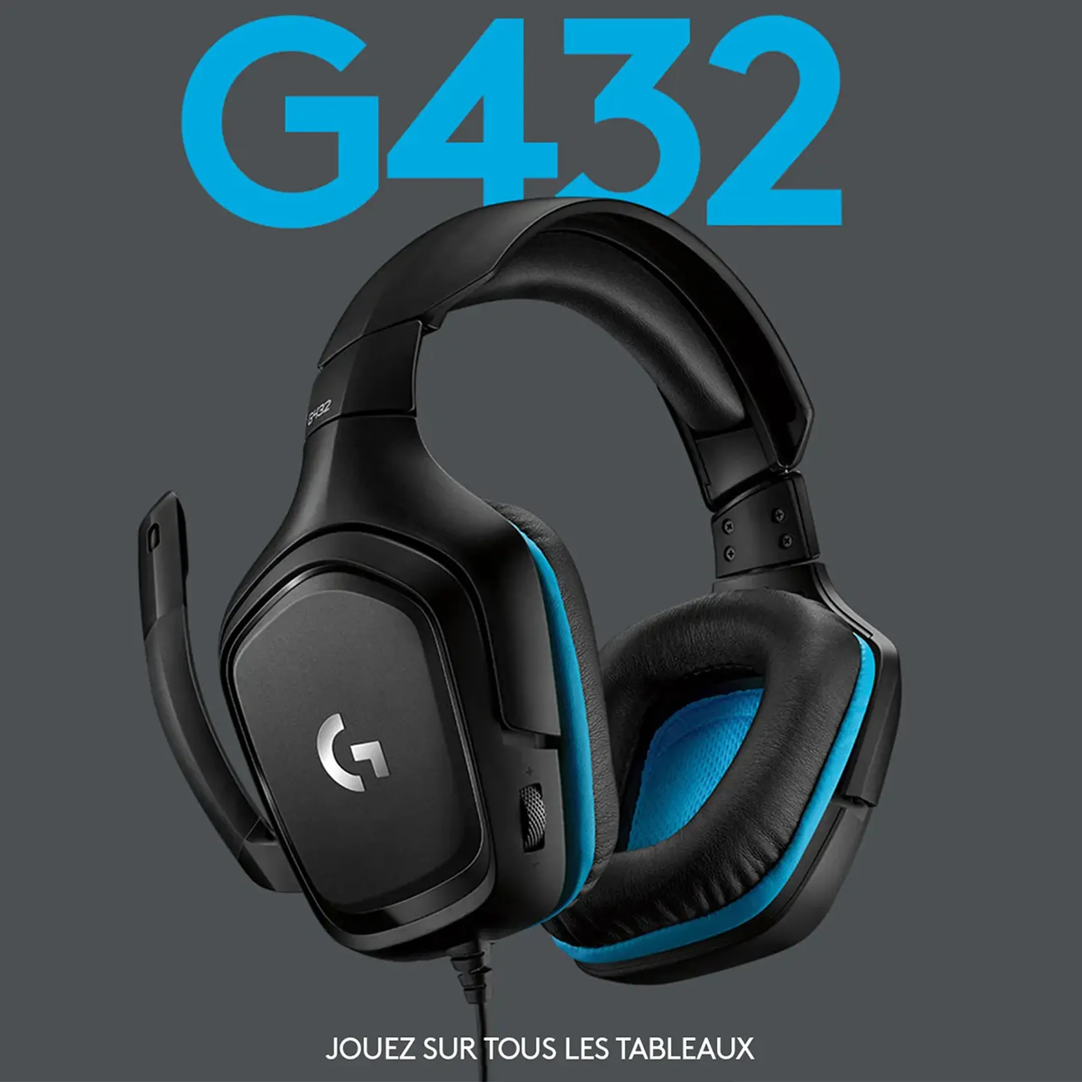 Logitech G Casque gaming 7.1 surround sound G432 - Noir image