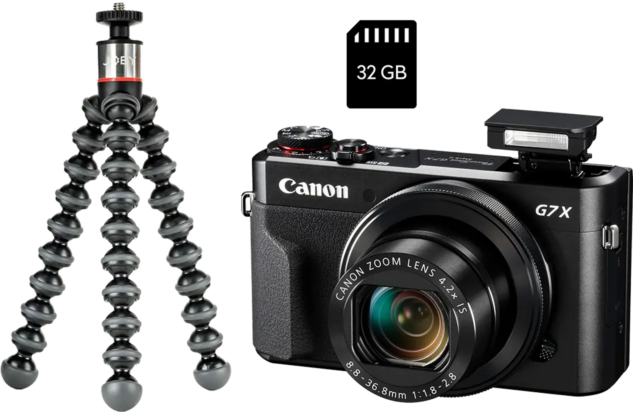Vlogkit PowerShot G7 X Mark II met tripod en 32 GB SD-kaartje