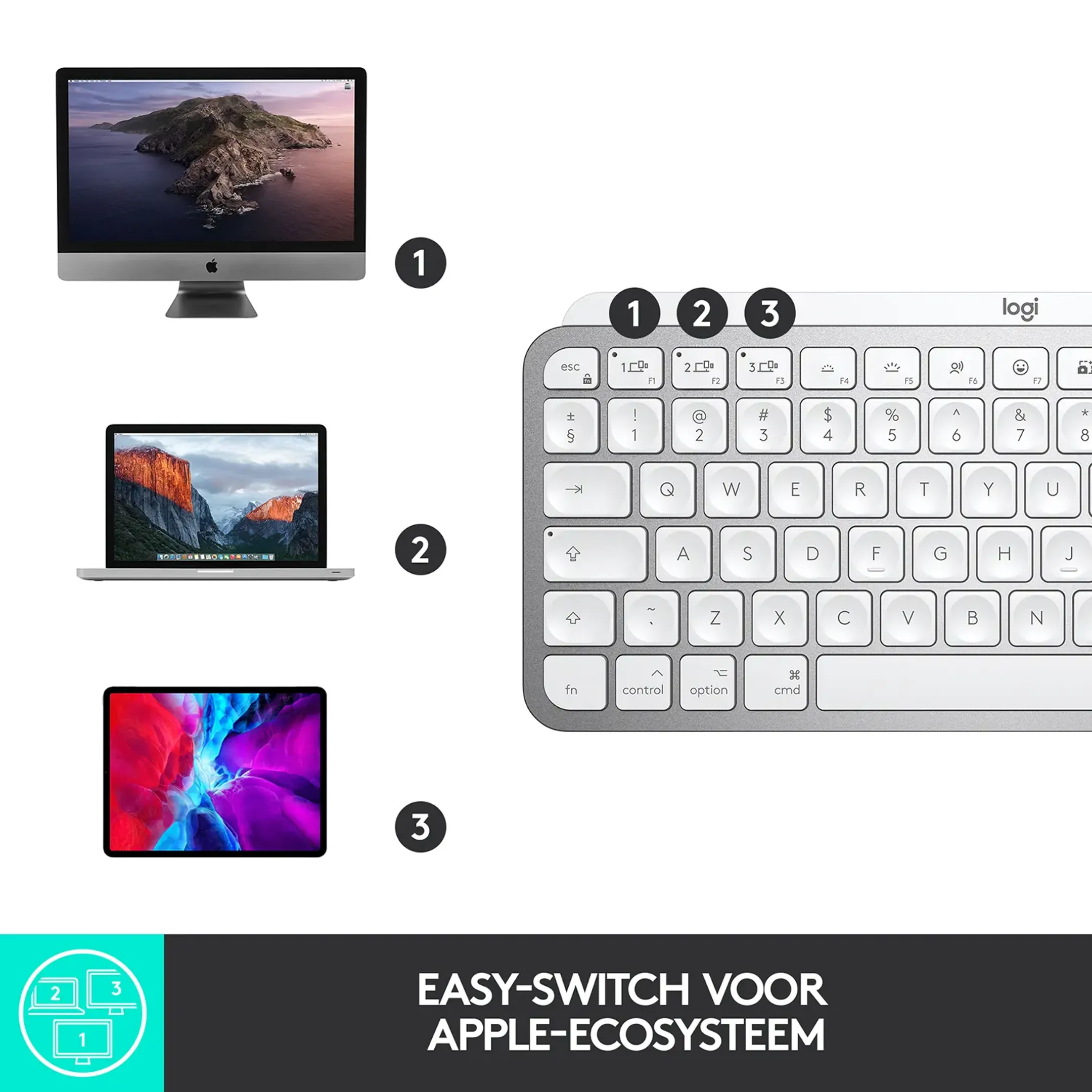 Logitech MX Keys Mini voor Mac (AZERTY FR) image
