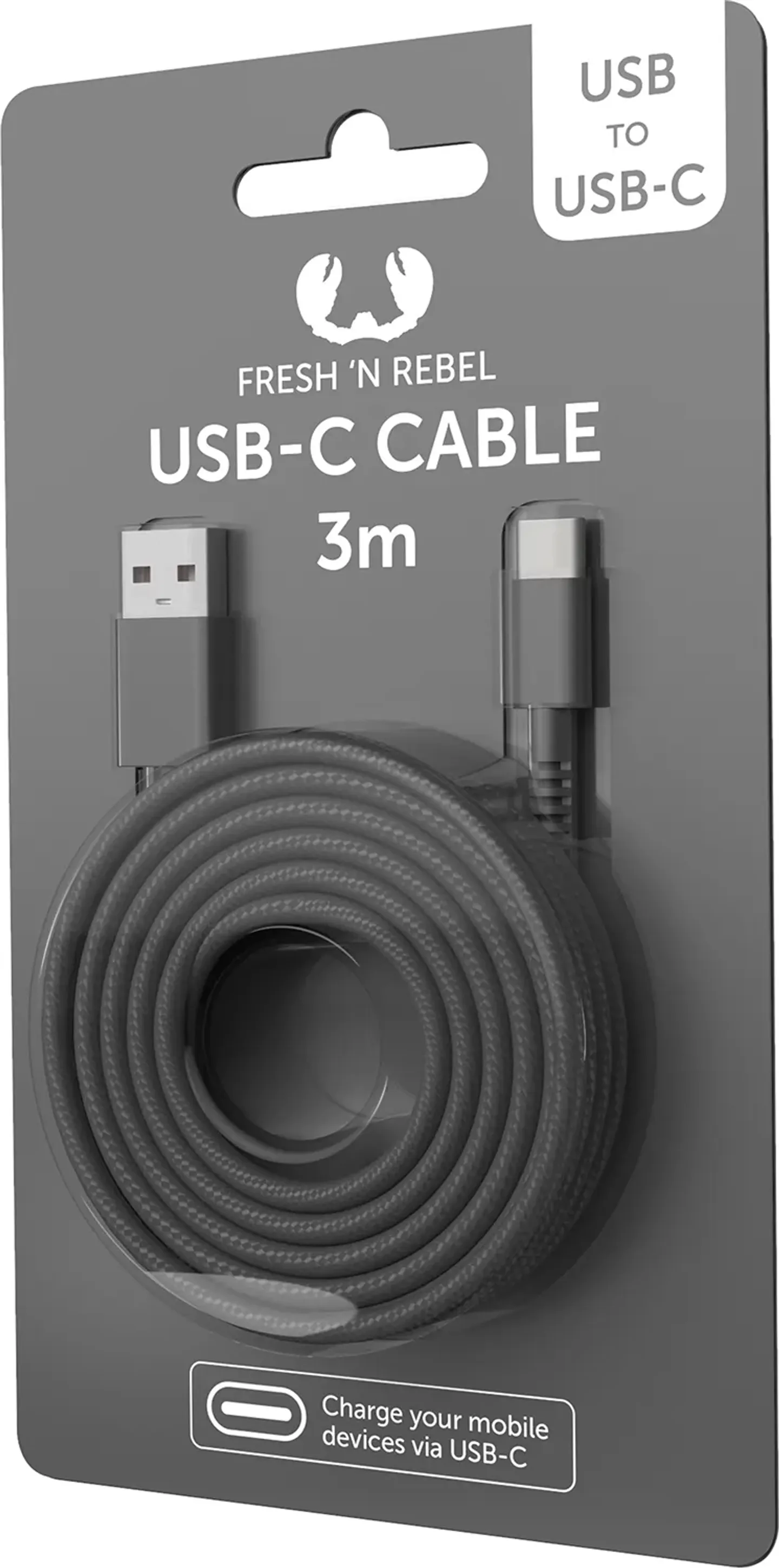 fresh-n-rebel-usb-c-naar-usb-a-kabel-3-m-storm-grey-2ucc300sg