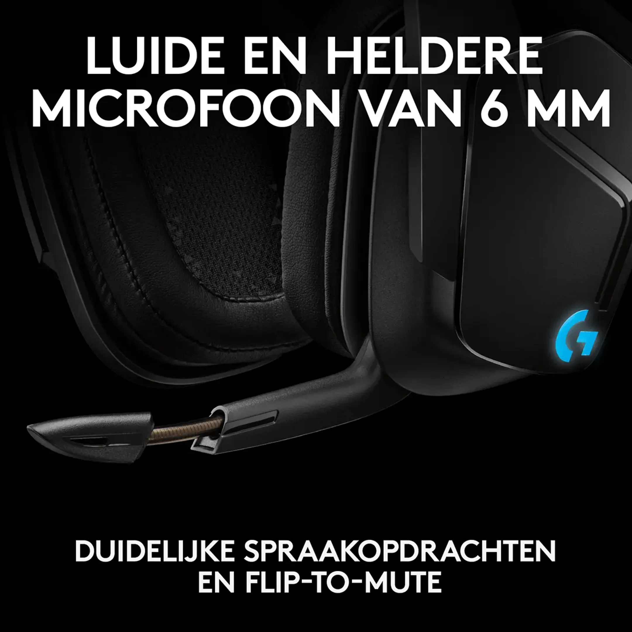 Logitech G G935 7.1 surround Lightsync gaming headset - Zwart image