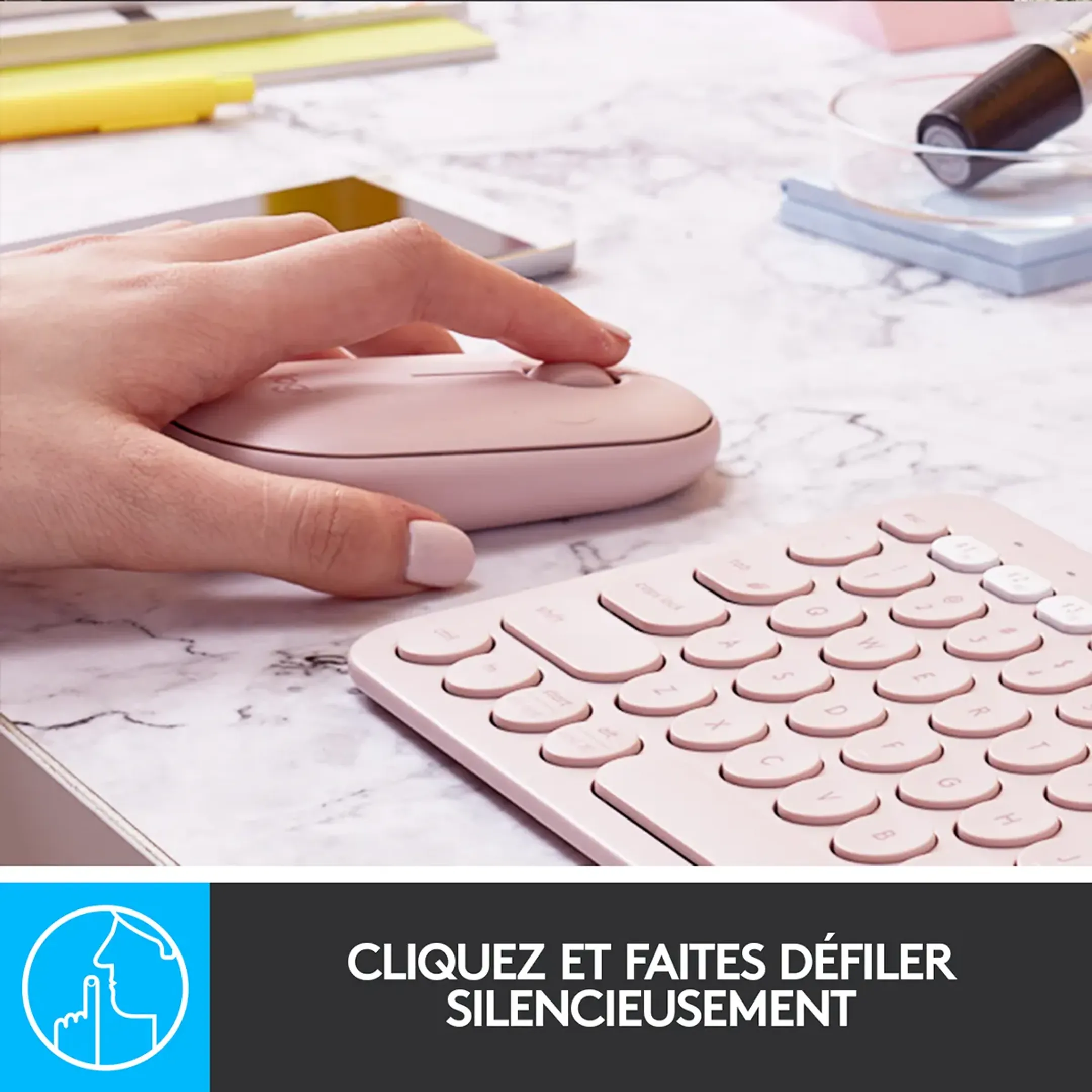 Logitech Pebble M350 - Rose image