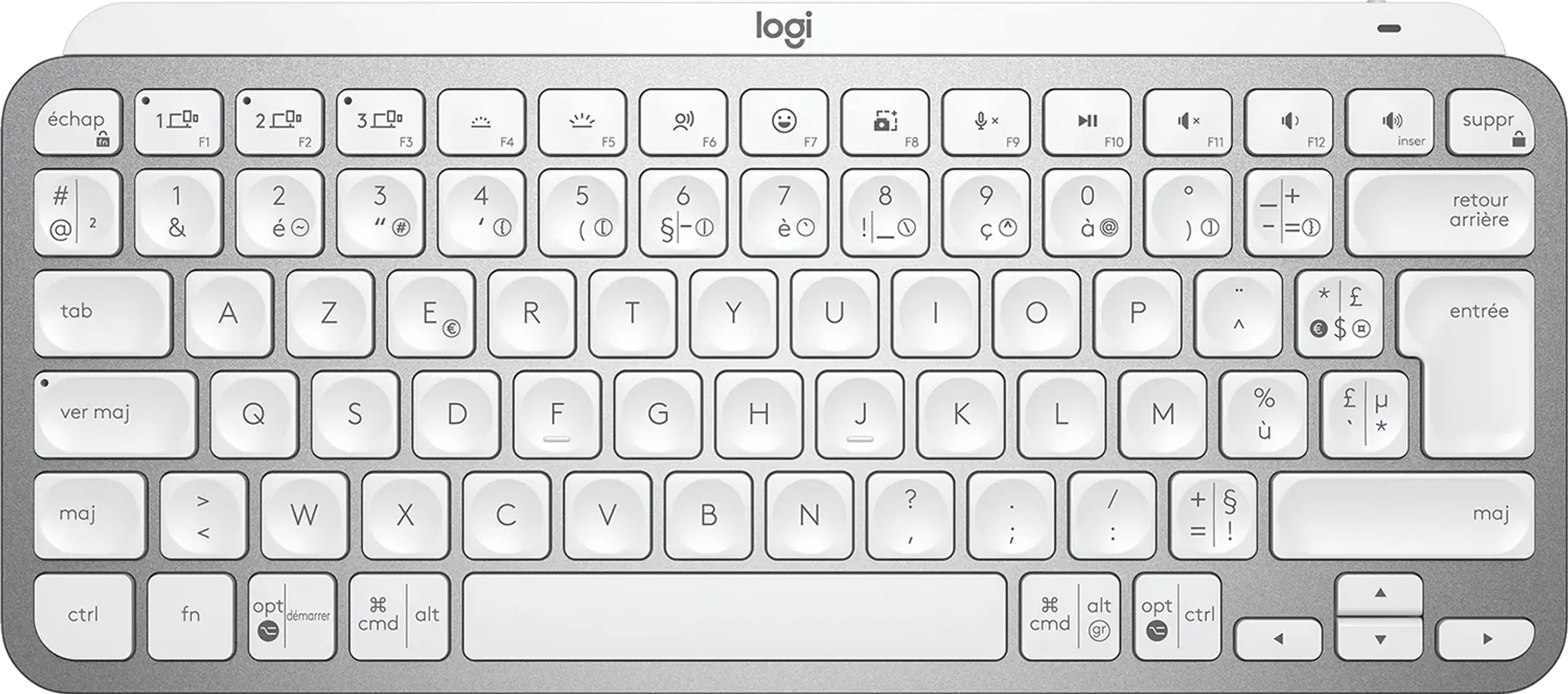 MX Keys Mini - Pale Gray (AZERTY FR)