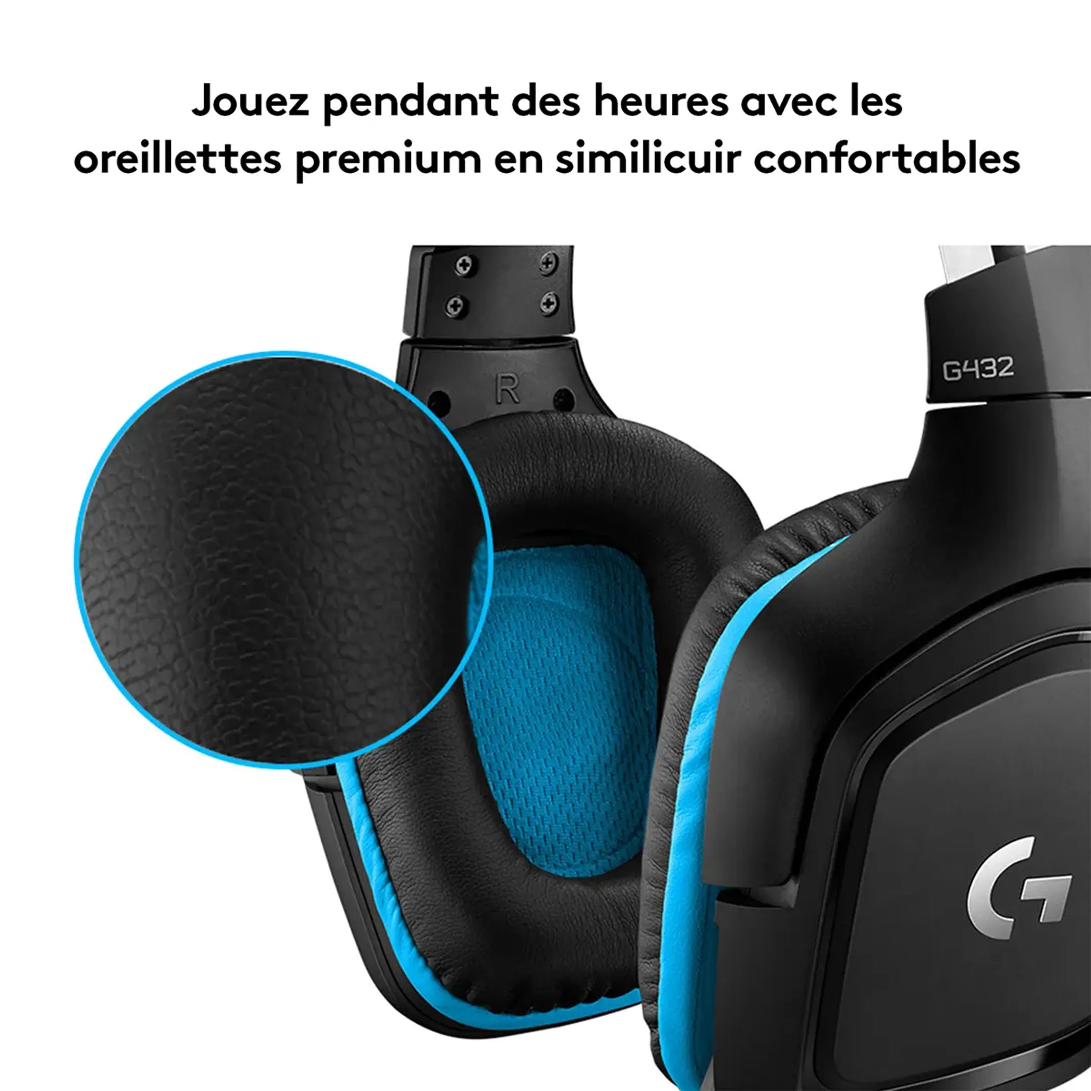 Logitech G Casque gaming 7.1 surround sound G432 - Noir image
