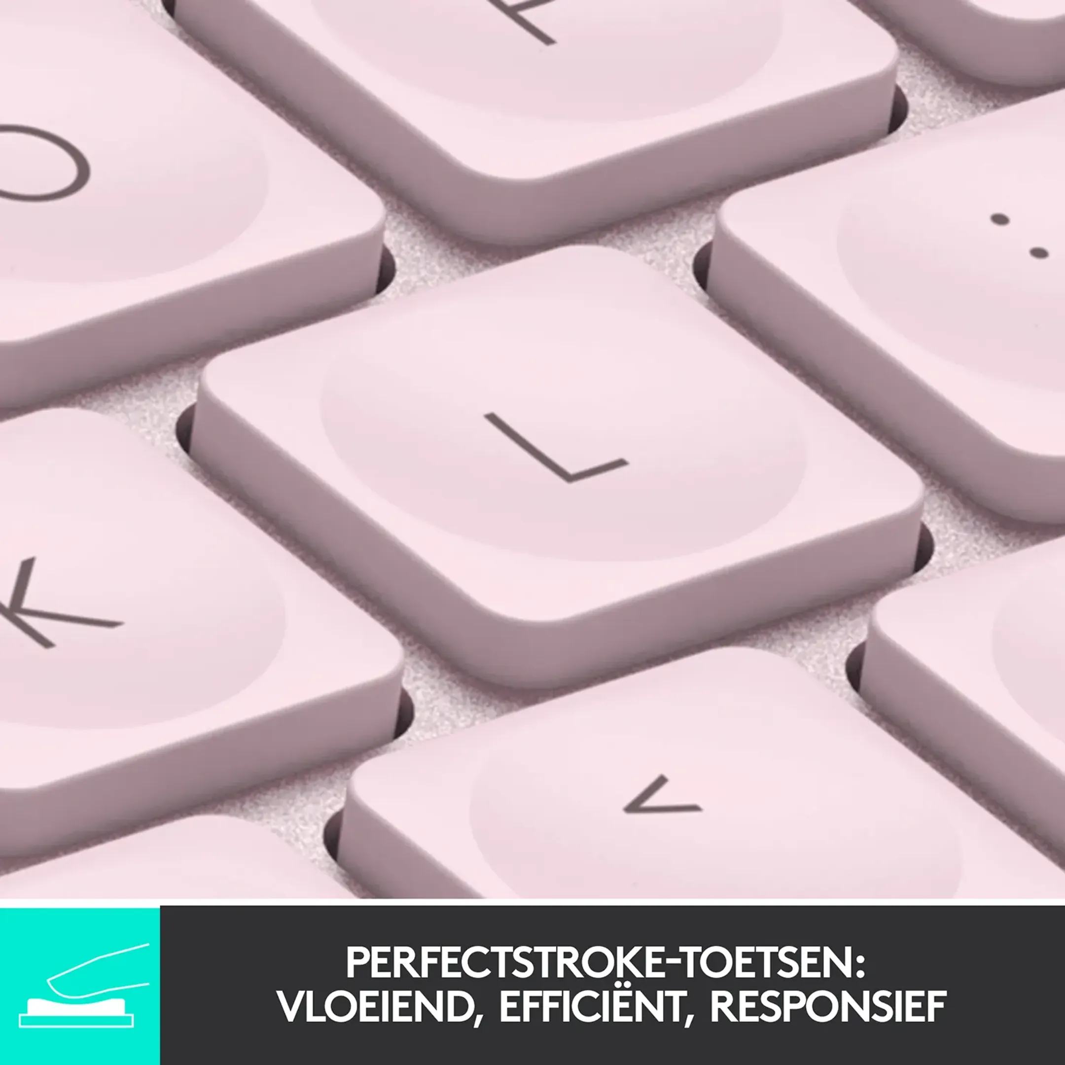 Logitech MX Keys Mini - Rose (AZERTY FR) image