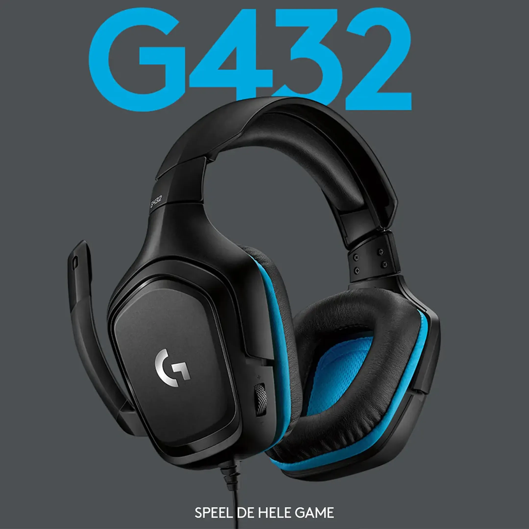 Logitech G G432 7.1 surround sound gaming headset - Zwart image
