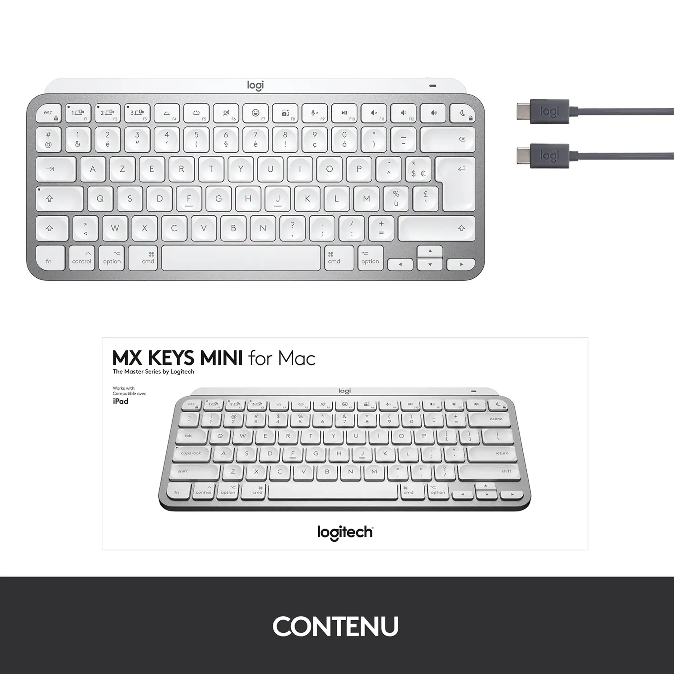 Logitech MX Keys Mini pour Mac (AZERTY FR) image