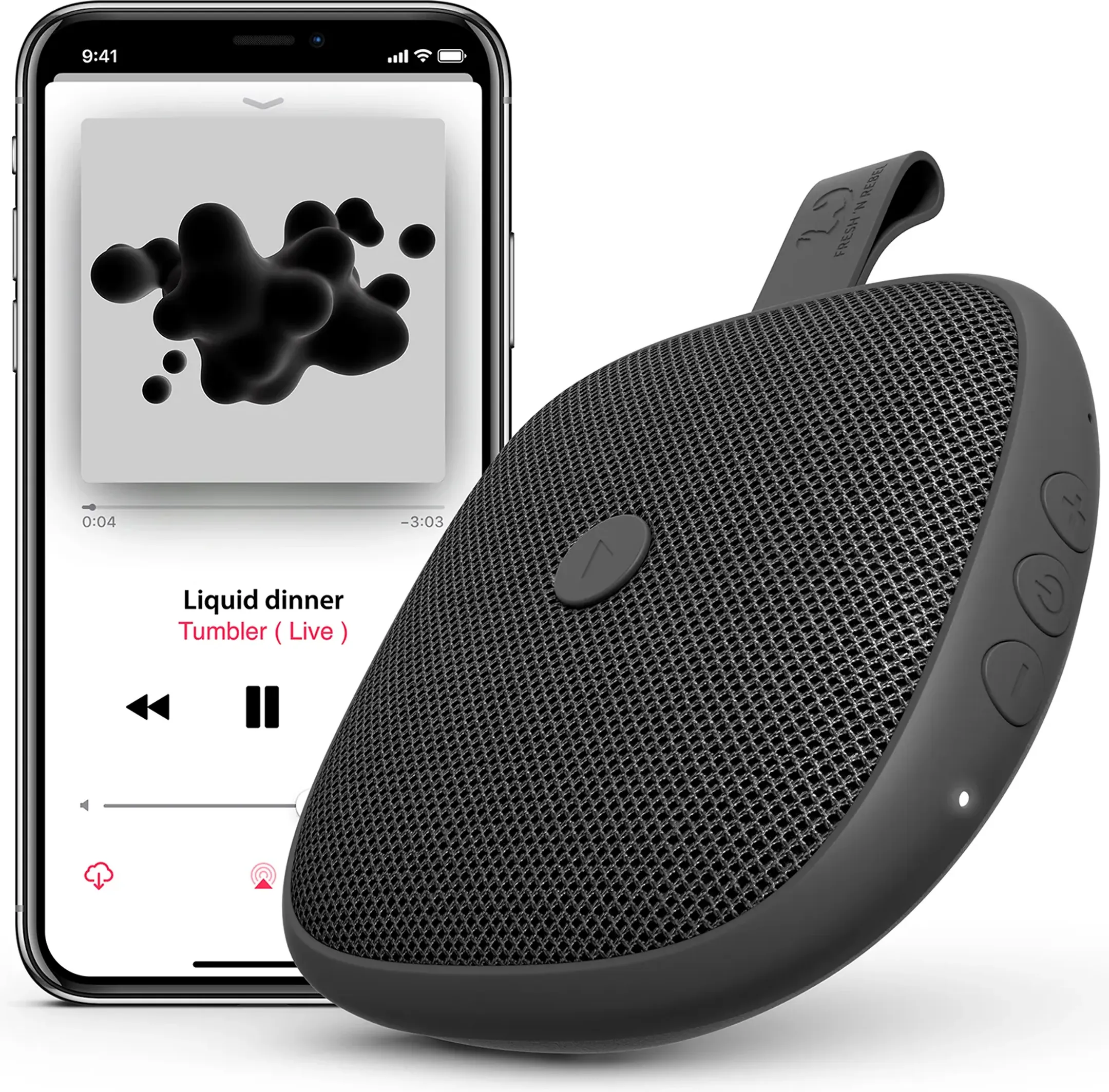 Fresh 'n Rebel Bluetooth speaker Rockbox Bold XS Storm Grey - 1RB5100SG image