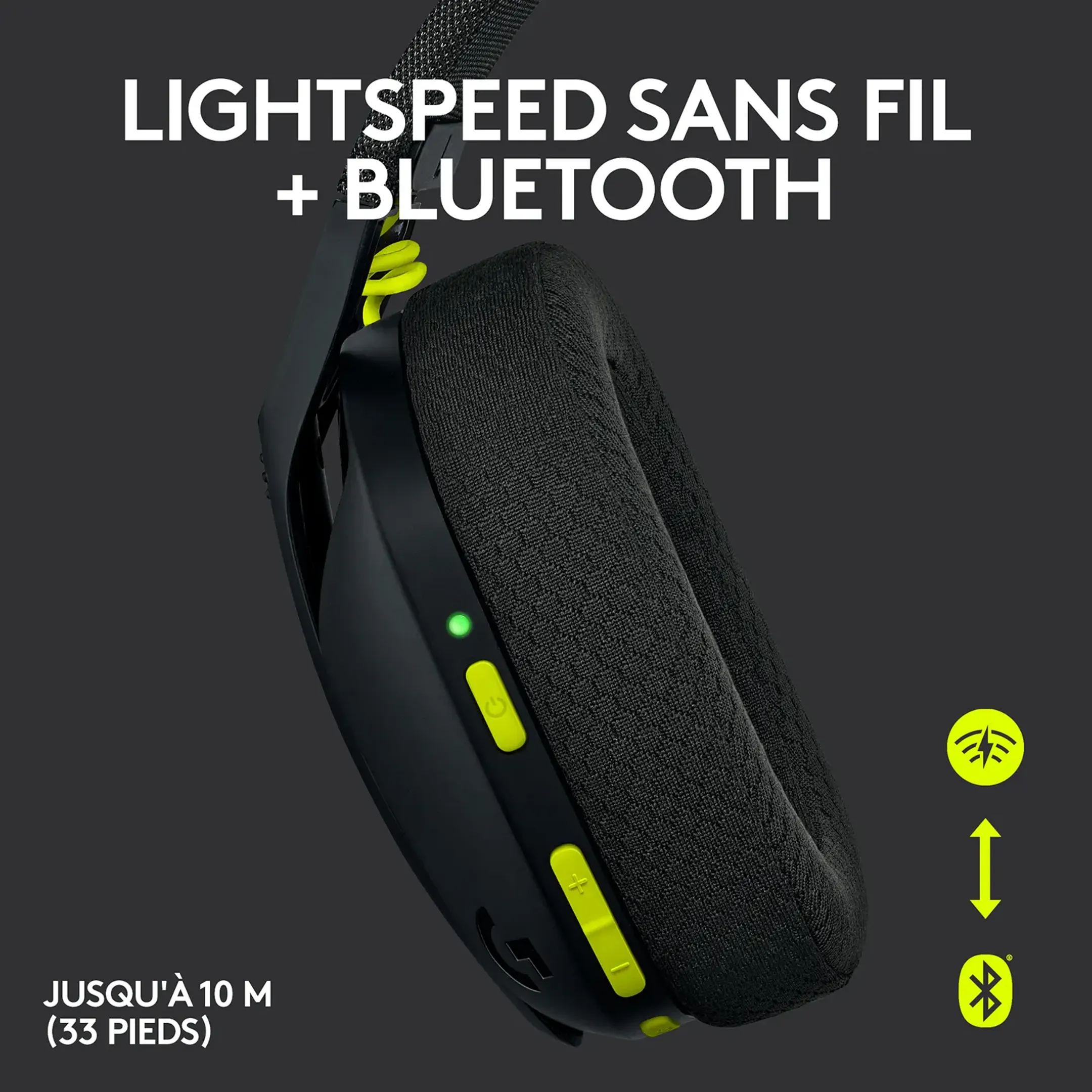 Logitech G G435 Casque gaming sans fil lightspeed - Noir image