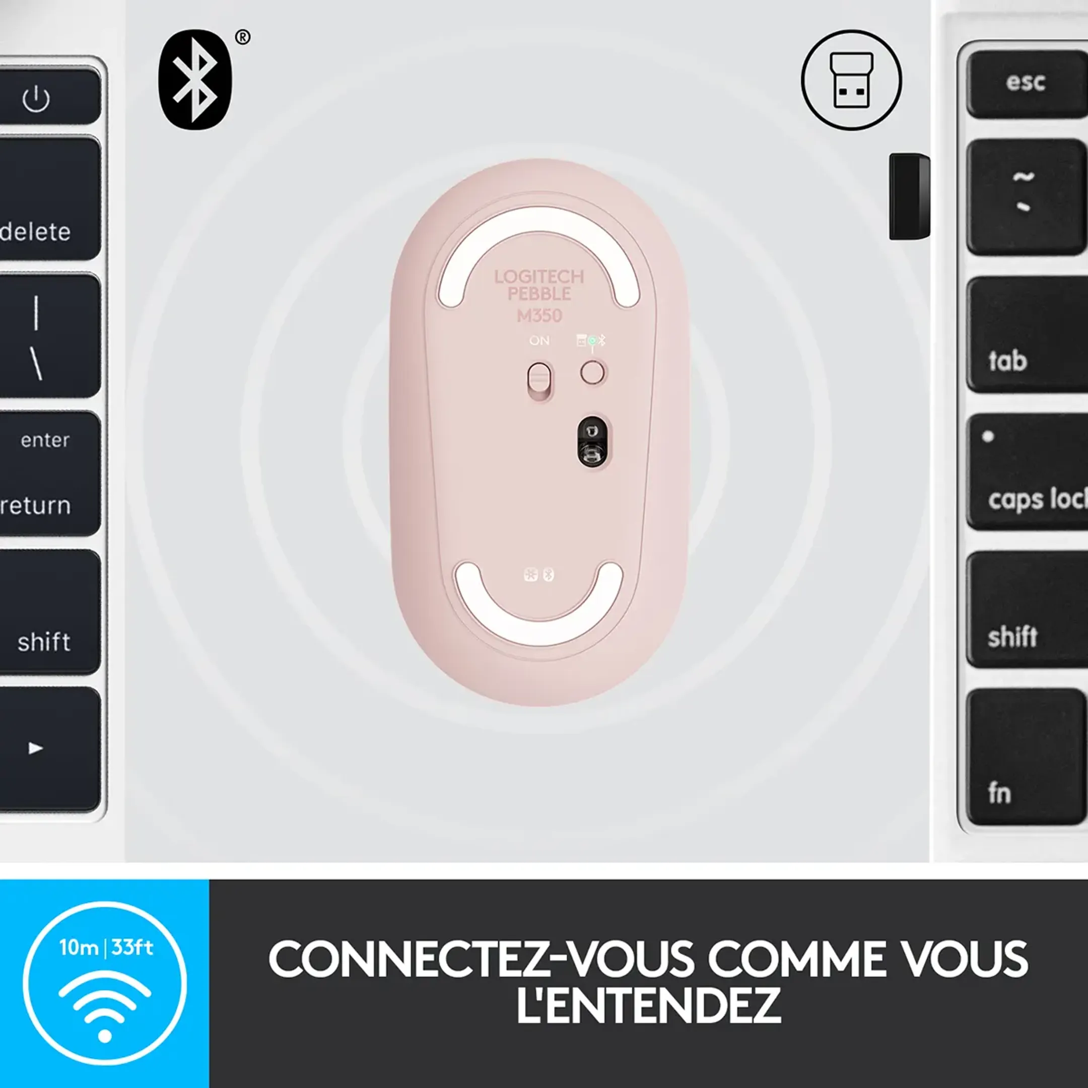 Logitech Pebble M350 - Rose image