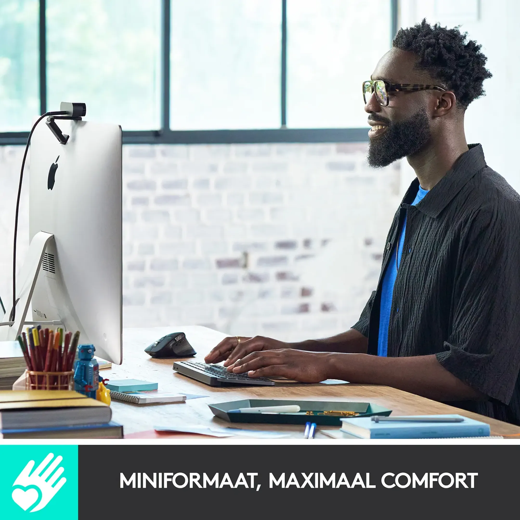 Logitech MX Keys Mini - Pale Gray (AZERTY FR) image