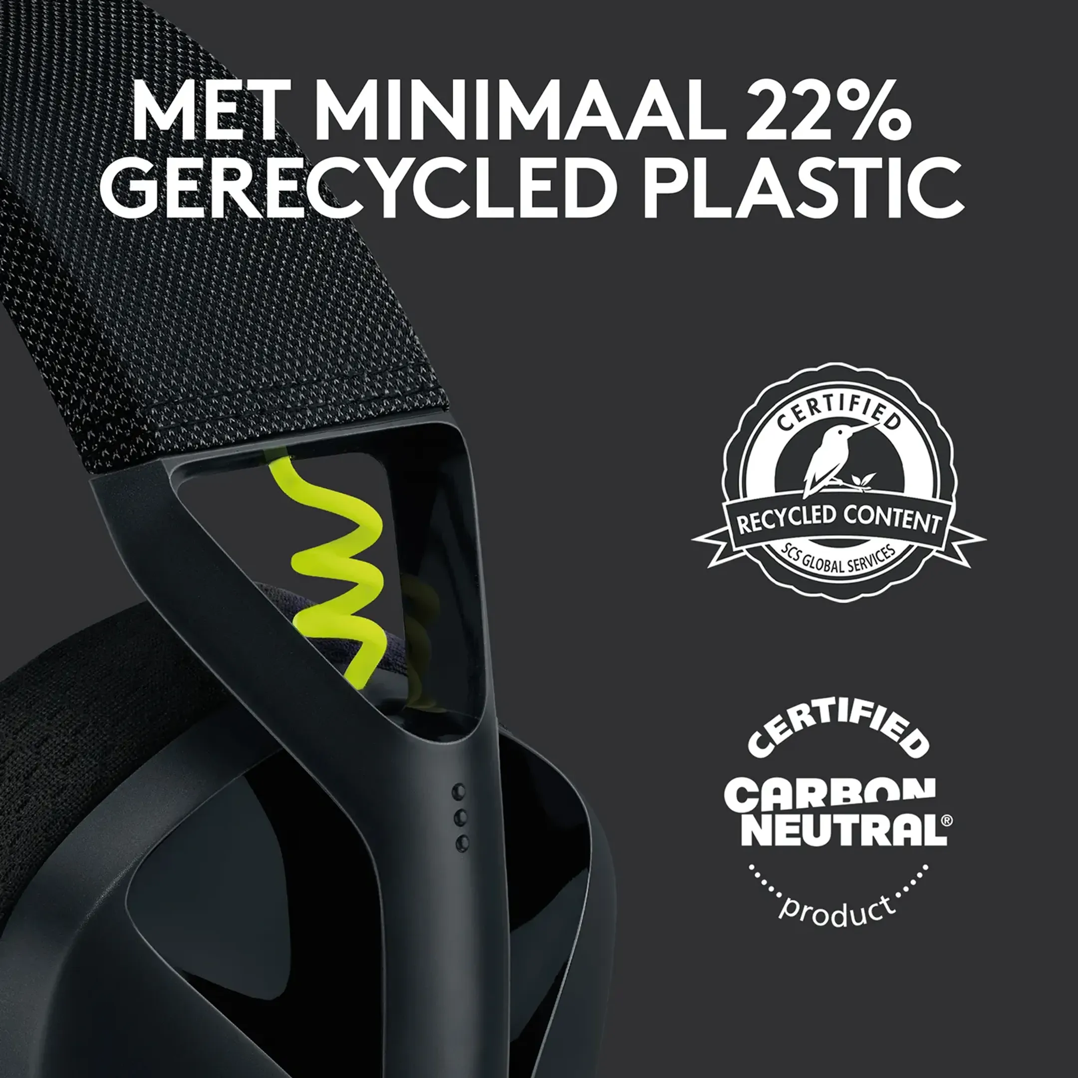 Logitech G G435 Lightspeed Gamingheadset - Zwart image