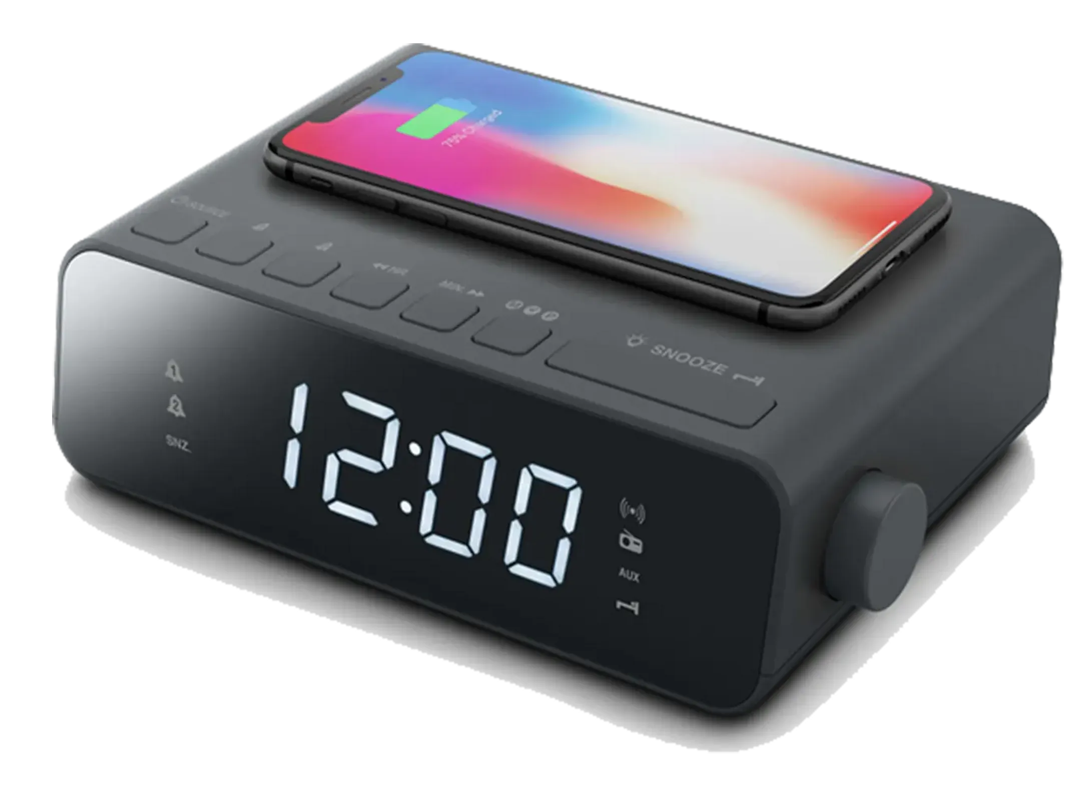 Muse Wekkerradio met draadloos oplaadpad - M-175DBI image