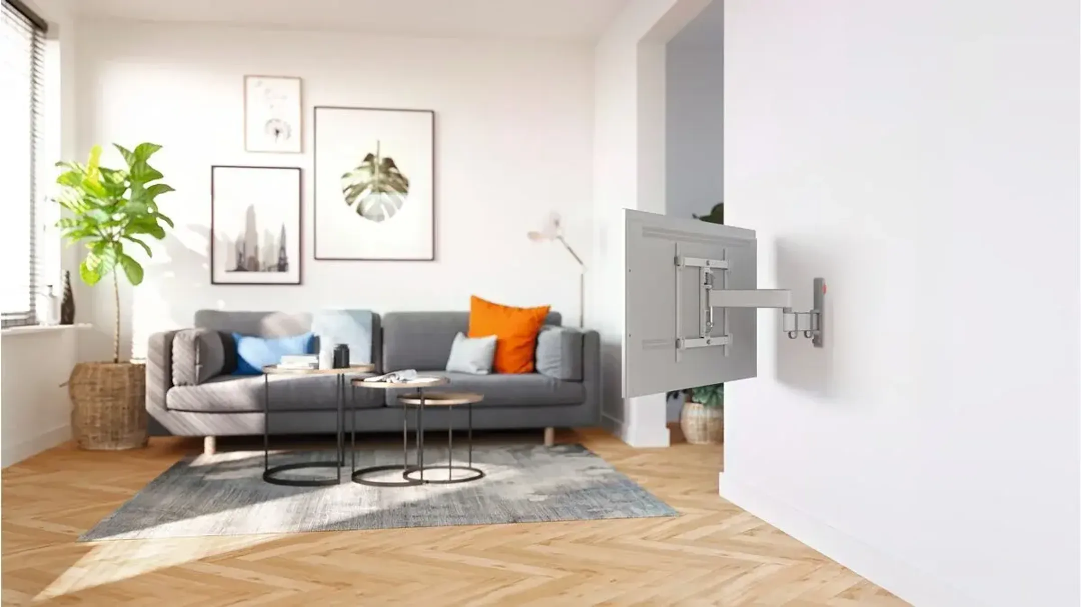 Vogels Support orientable pour TV à 65" - TVM 3445 image