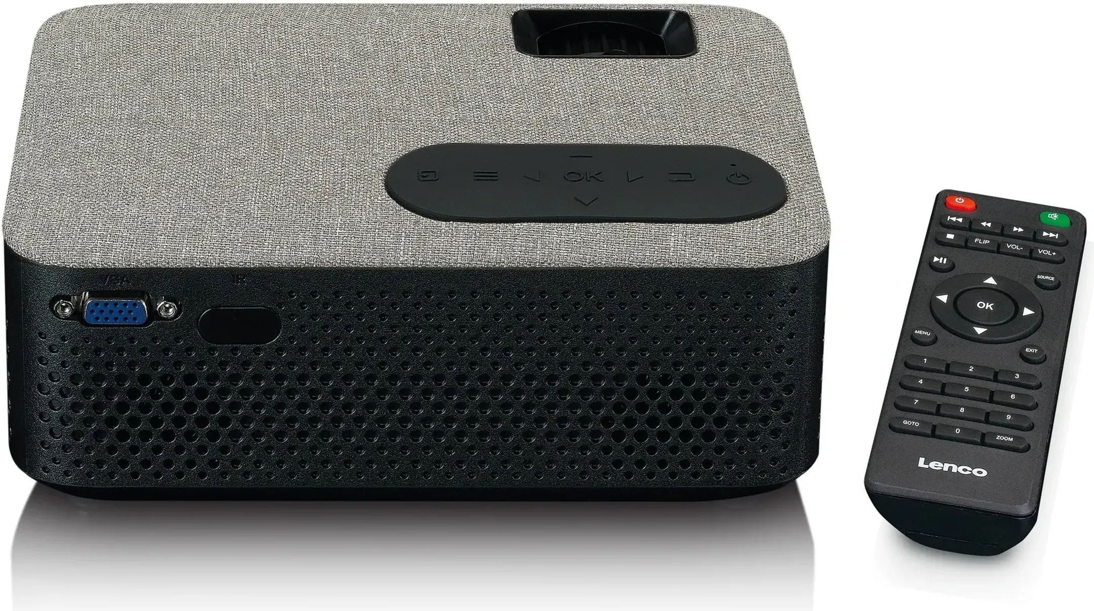Lenco LPJ700 HD LCD Projector - Grijs image