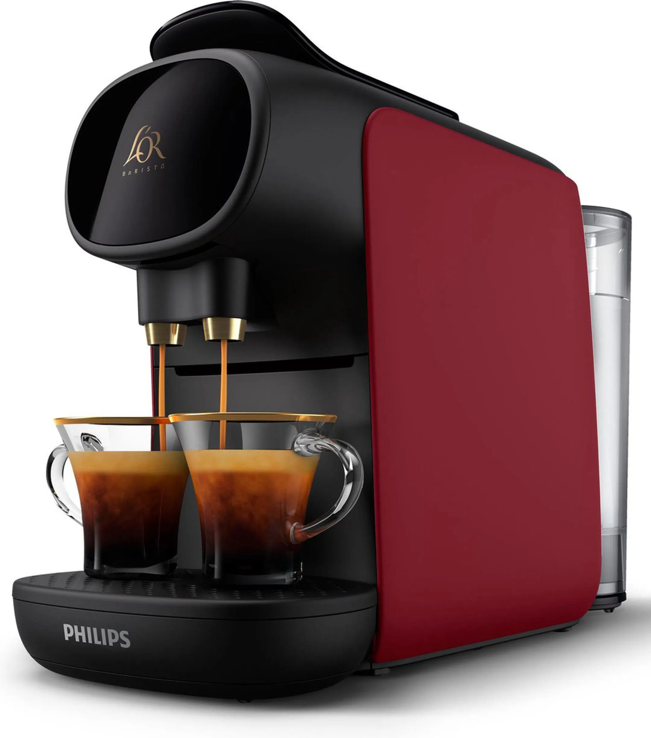 L'OR Barista Sublime LM9012/50 - Zwart/Rood