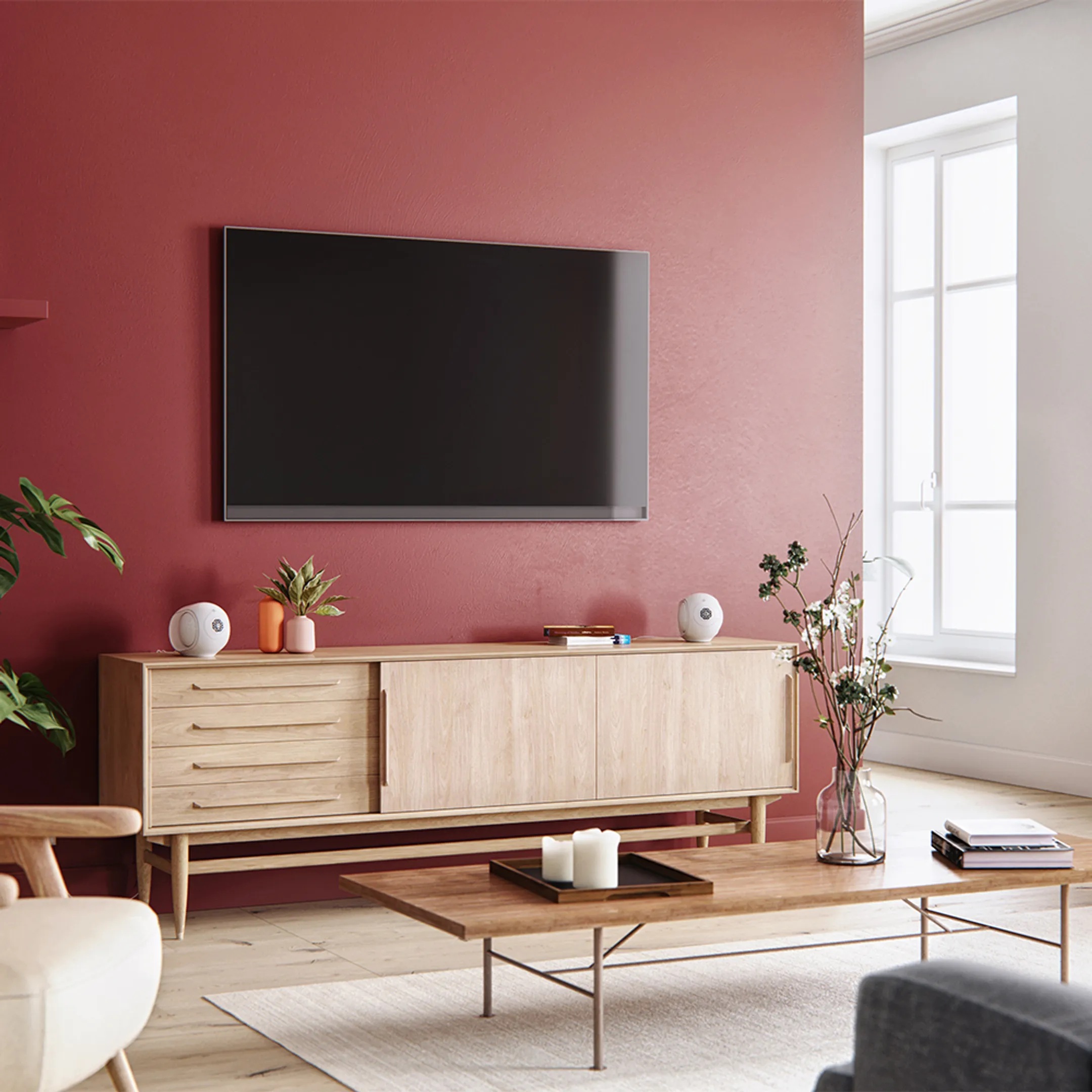 Enceinte Bluetooth et Wifi PHANTOM II 95 DB - Blanc