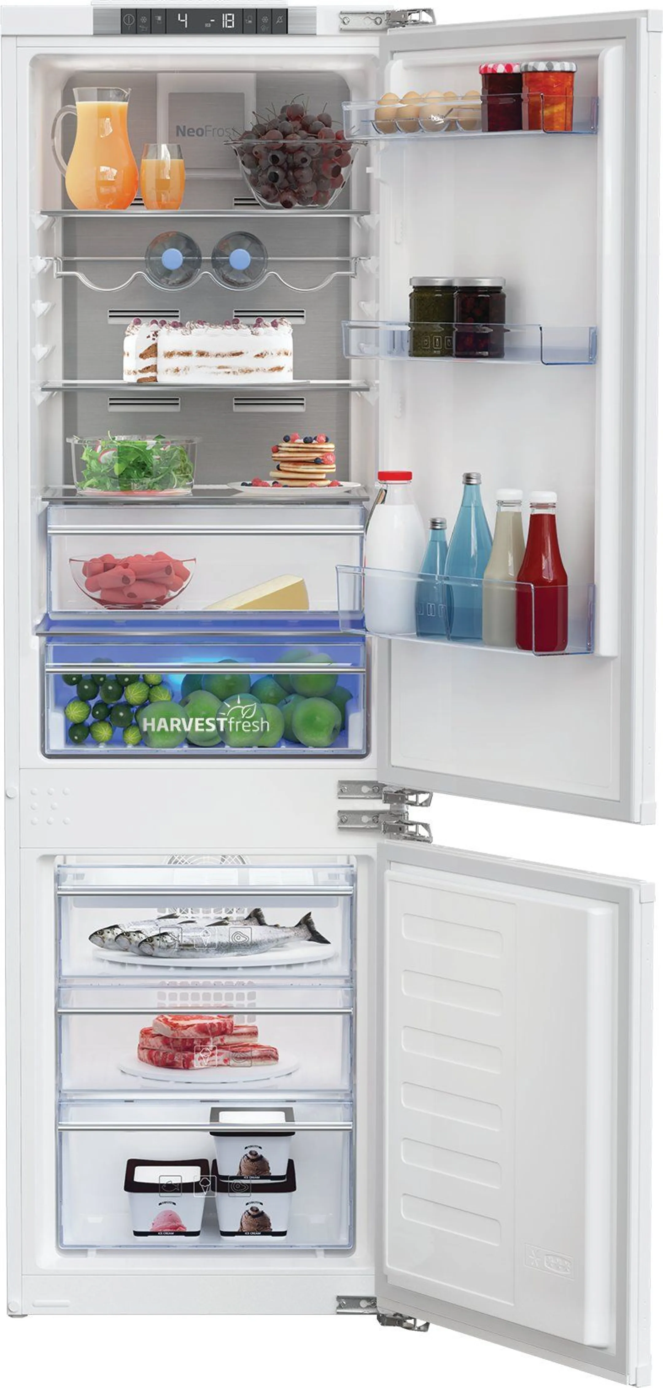 Combi frigo congélateur encastrable BCNA275E4FN