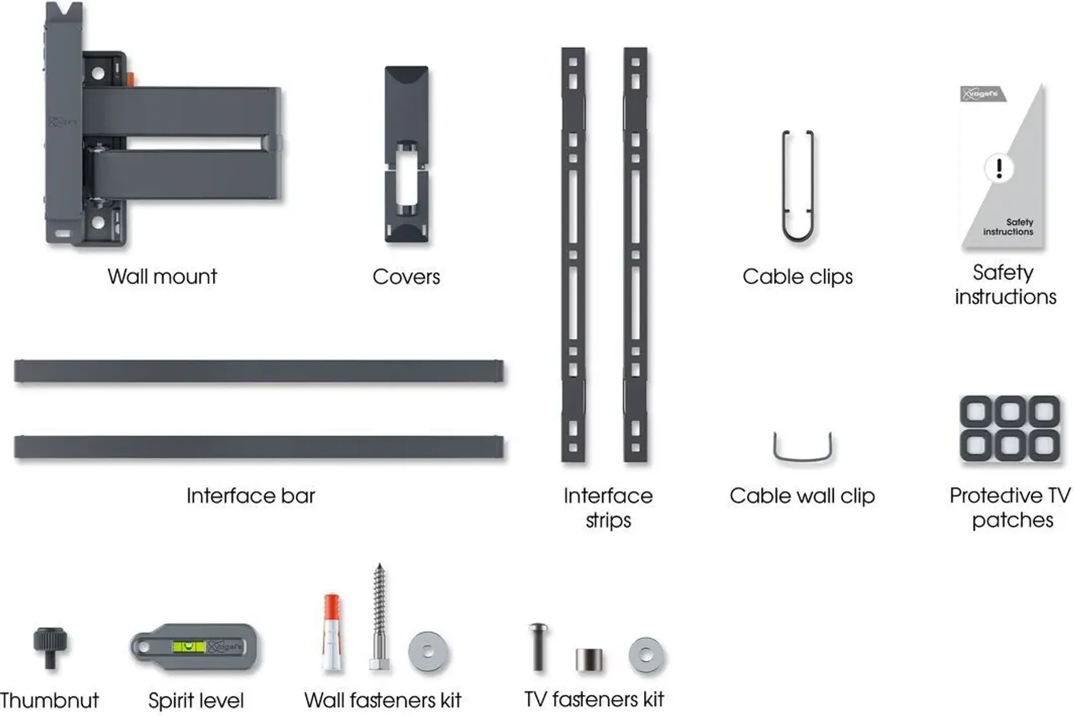 Vogels Draaibare beugel voor TV 40"- 77" - TVM 3645 image