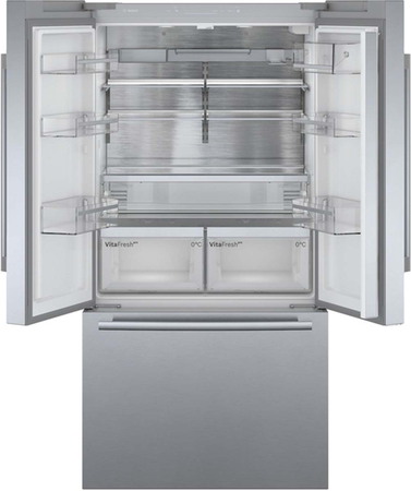 Bosch Amerikaanse koelkast KFF96PIEP rvs, foto 2