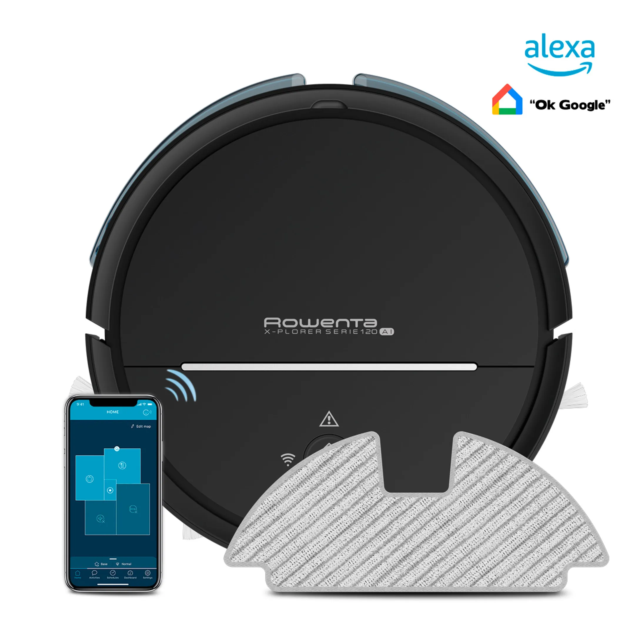 Rowenta Robotstofzuiger X-Plorer Serie 120 AI RR7865WH image