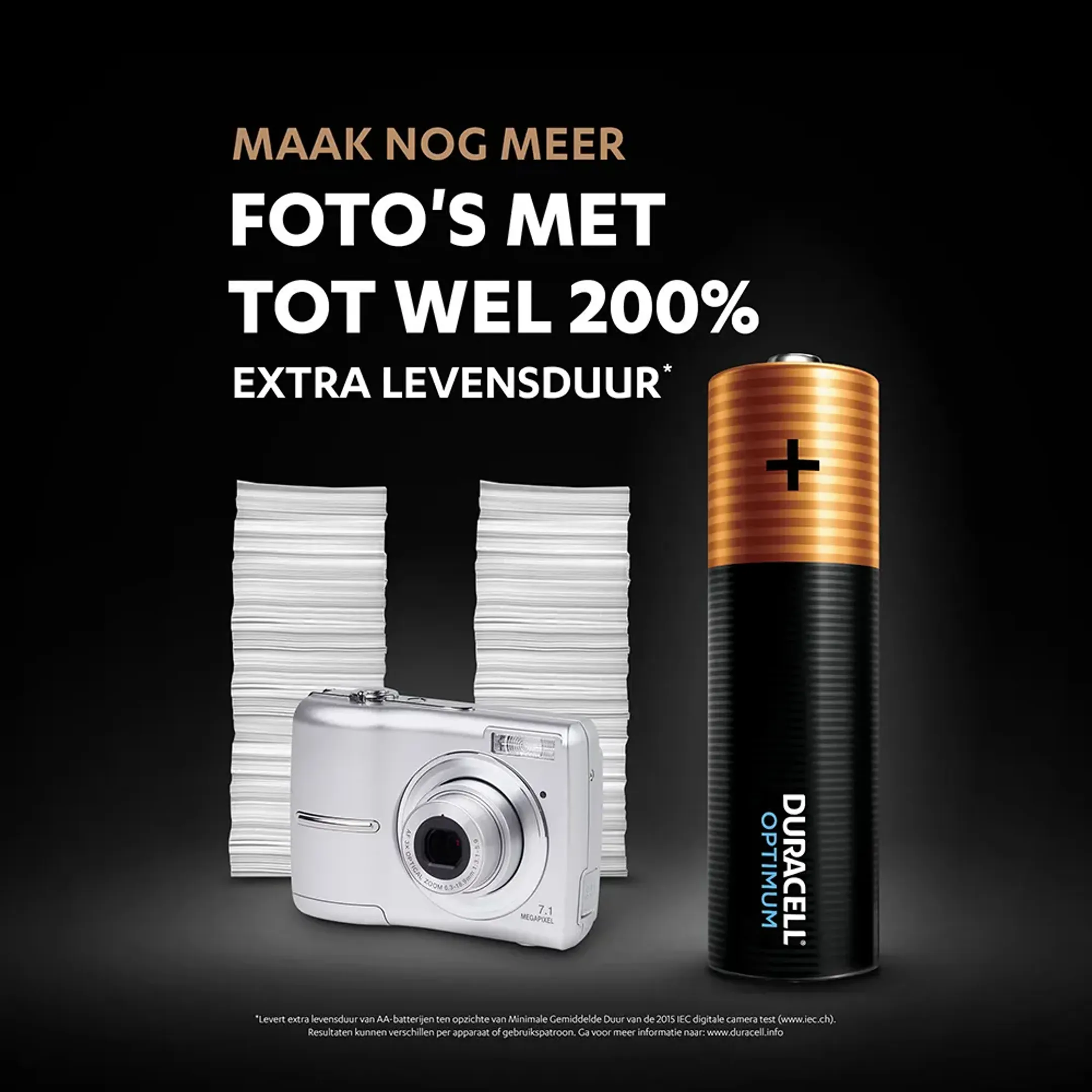 Duracell Optimum AAA-batterijen - 8 stuks image
