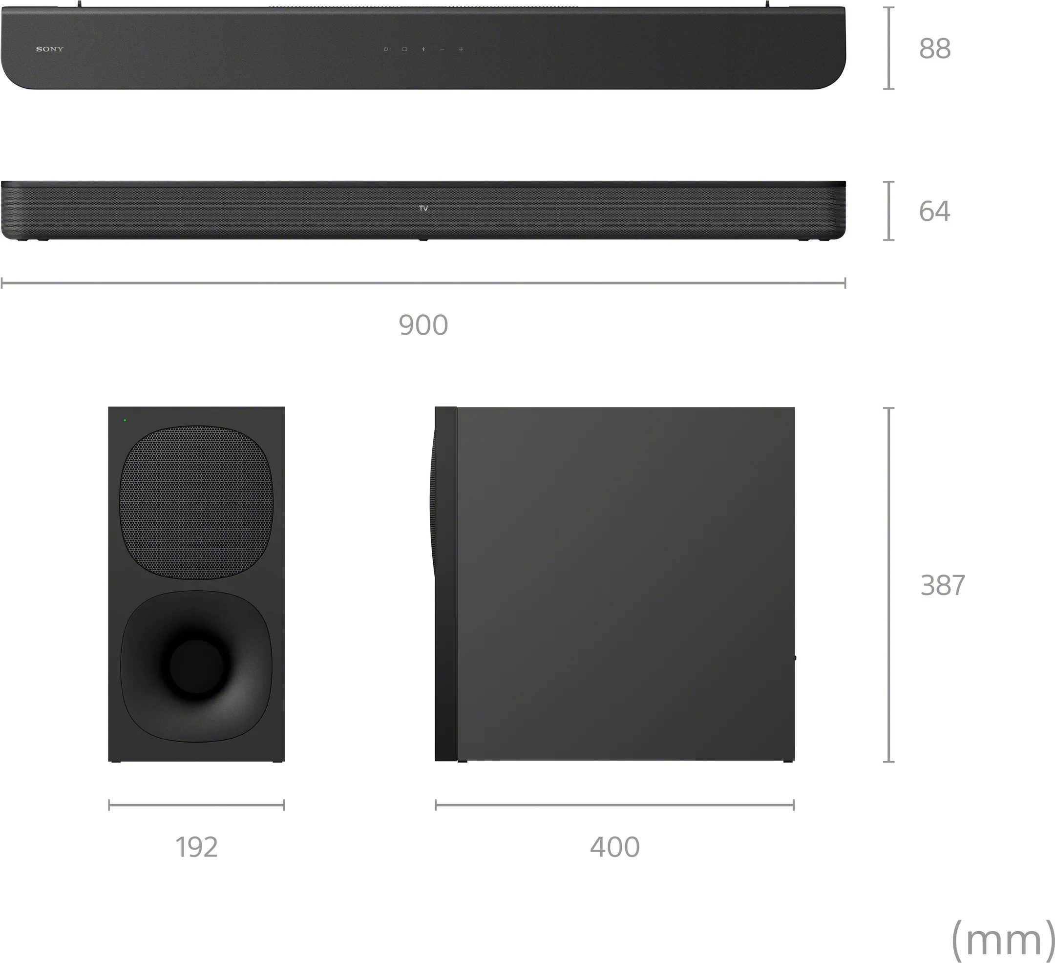 Sony HT-S400 Soundbar - 2.1 kanalen image