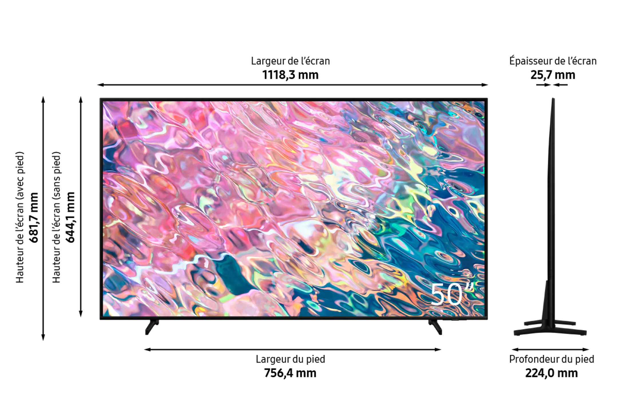 TV QLED 4K QE50Q65B (2022) - 50 inch