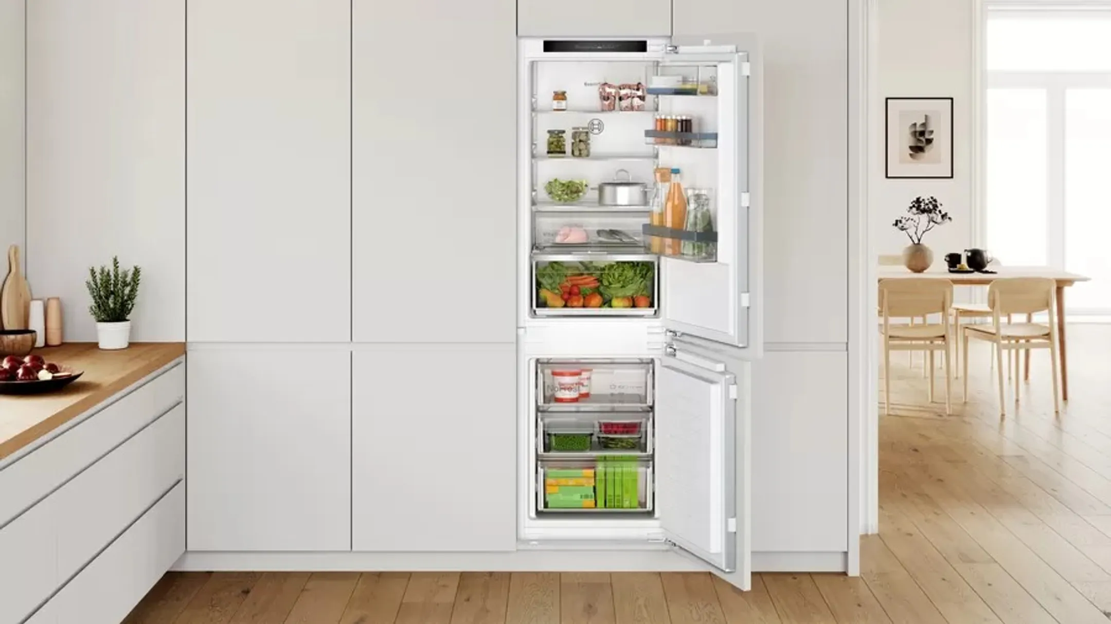 Bosch Combi frigo congélateur KIN86VFE0 NoFrost image