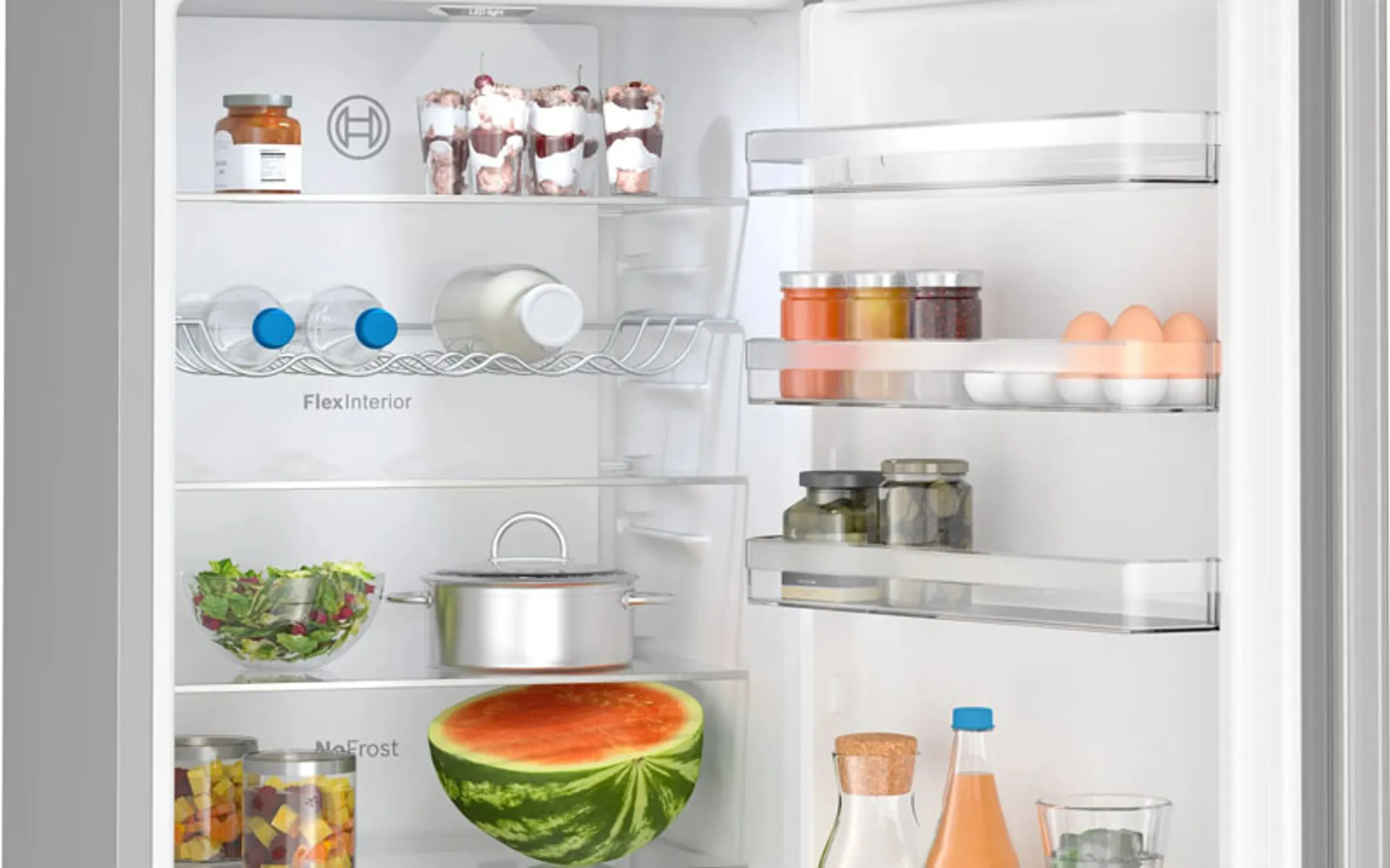 Bosch Frigo avec congélateur KGN392LCF Serie 4 Total No-frost 203 cm image