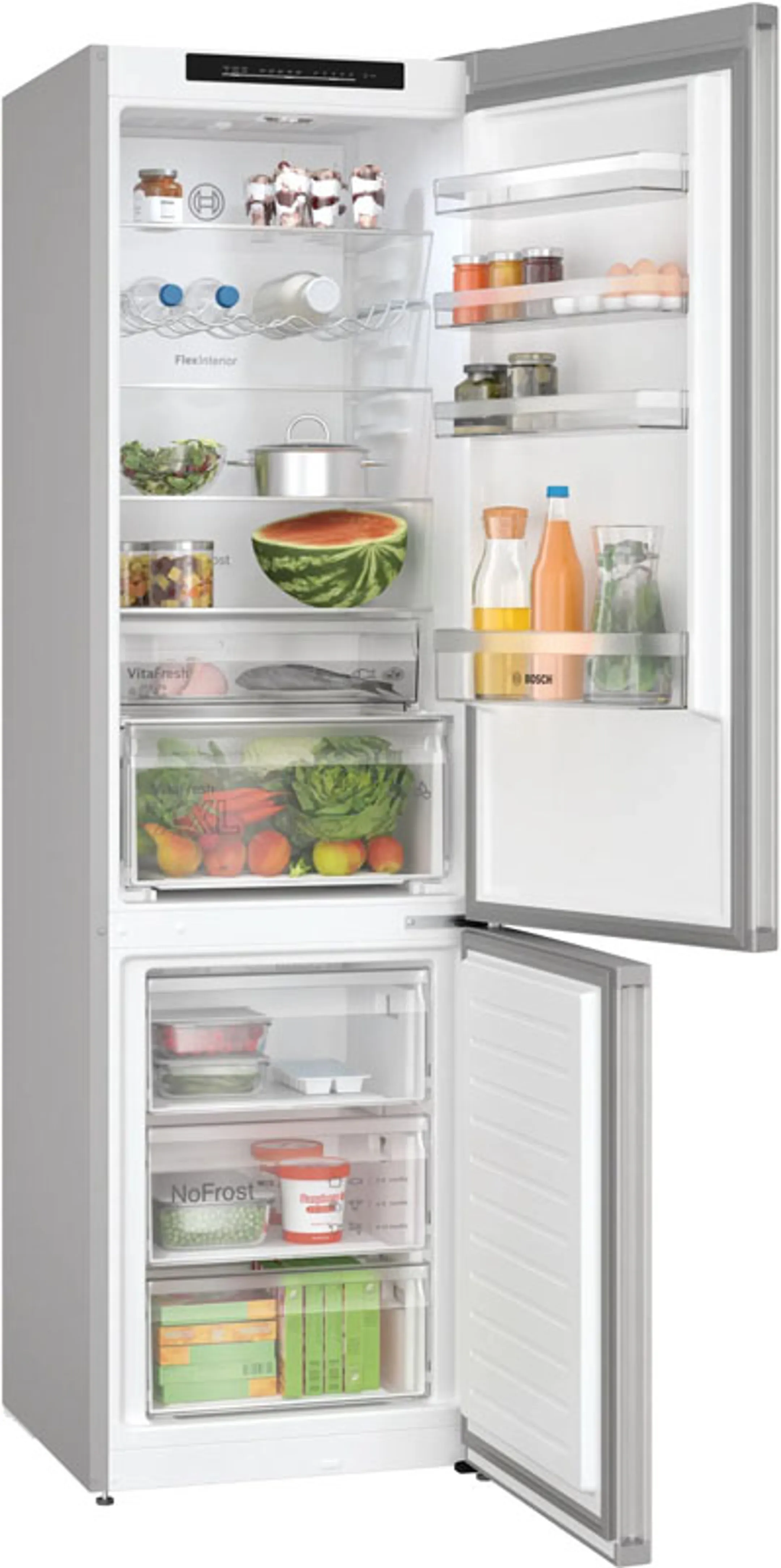 Bosch Frigo avec congélateur KGN392LCF Serie 4 Total No-frost 203 cm image