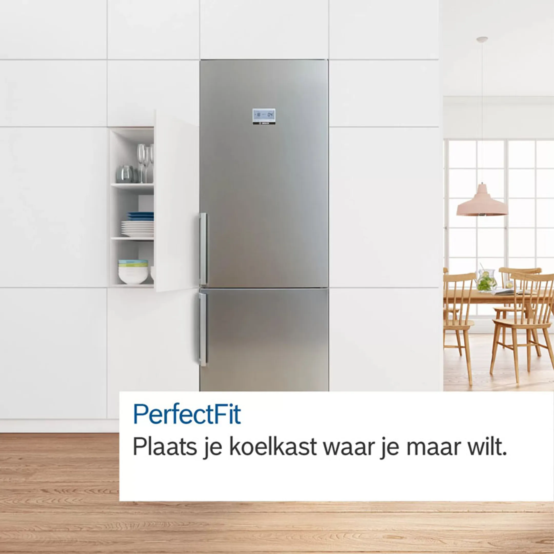 Bosch Frigo avec congélateur KGN392LCF Serie 4 Total No-frost 203 cm image