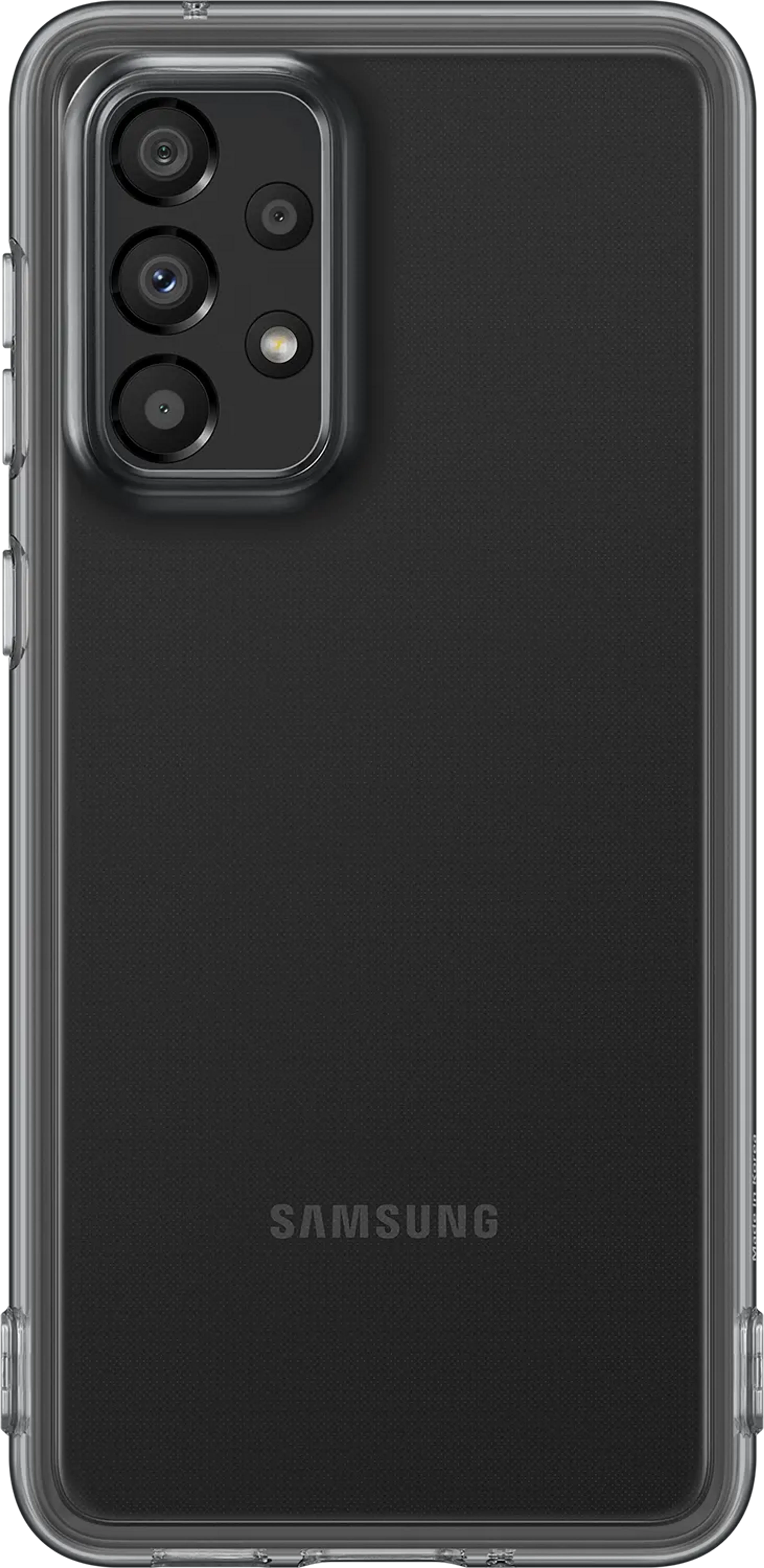 Coque Soft Clear pour Galaxy A33 - Noir