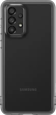 Coque Soft Clear pour Galaxy A33 - Noir