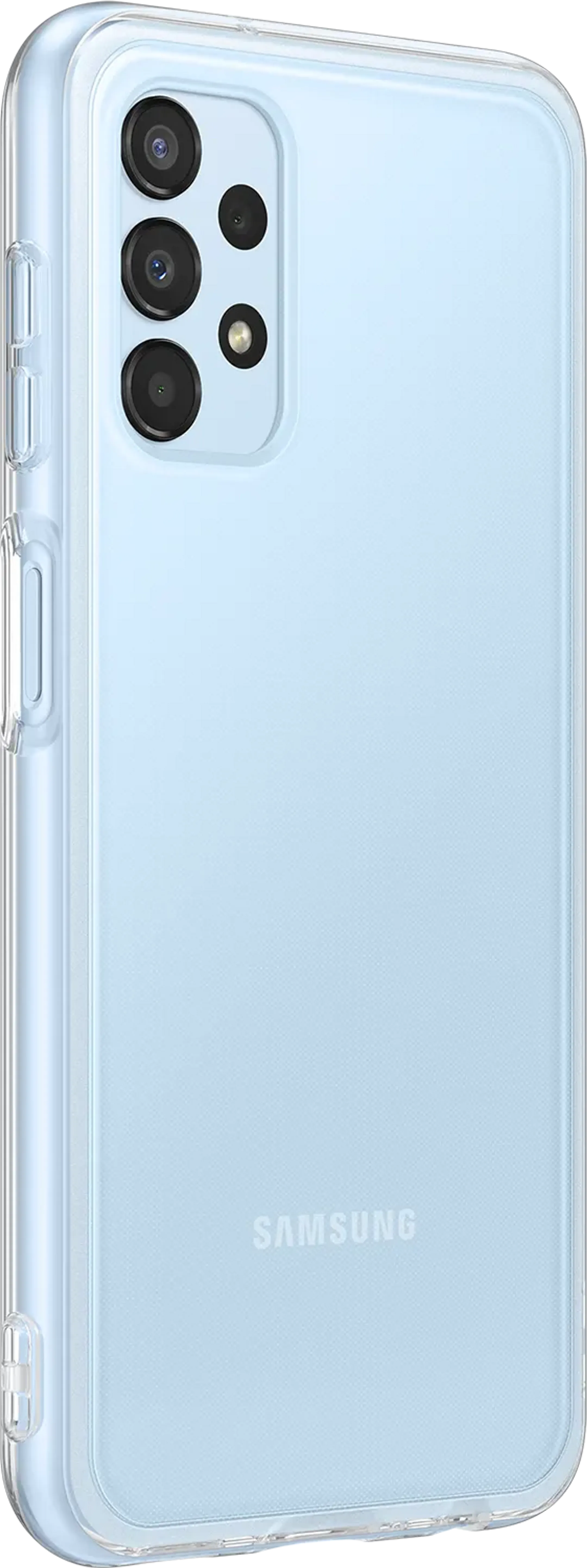 Soft Clear backcover voor Galaxy A13 - Transparant