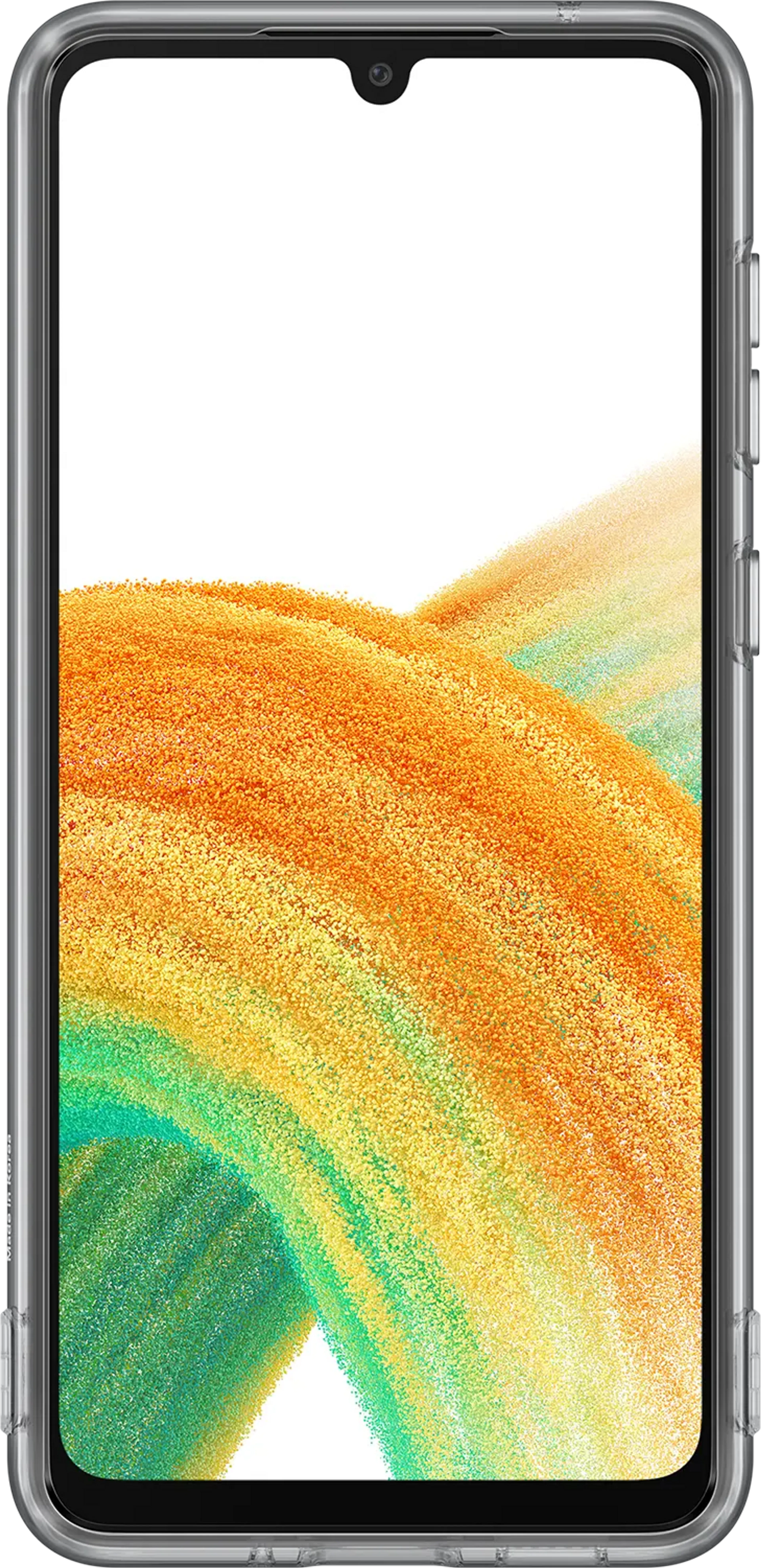 Samsung Coque Soft Clear pour Galaxy A33 - Noir image