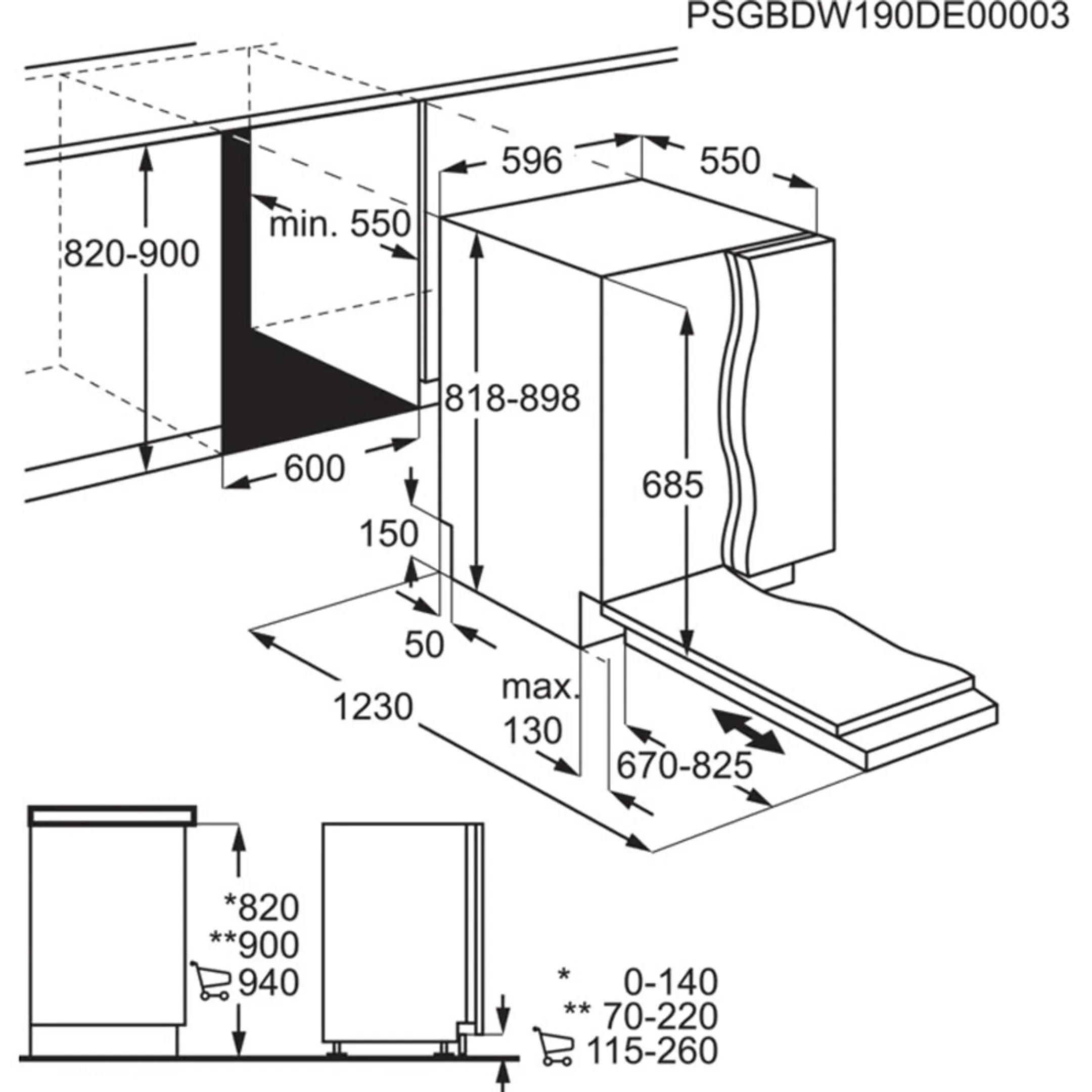 AEG Inbouw vaatwasser FSE74617P QuickSelect AirDry image