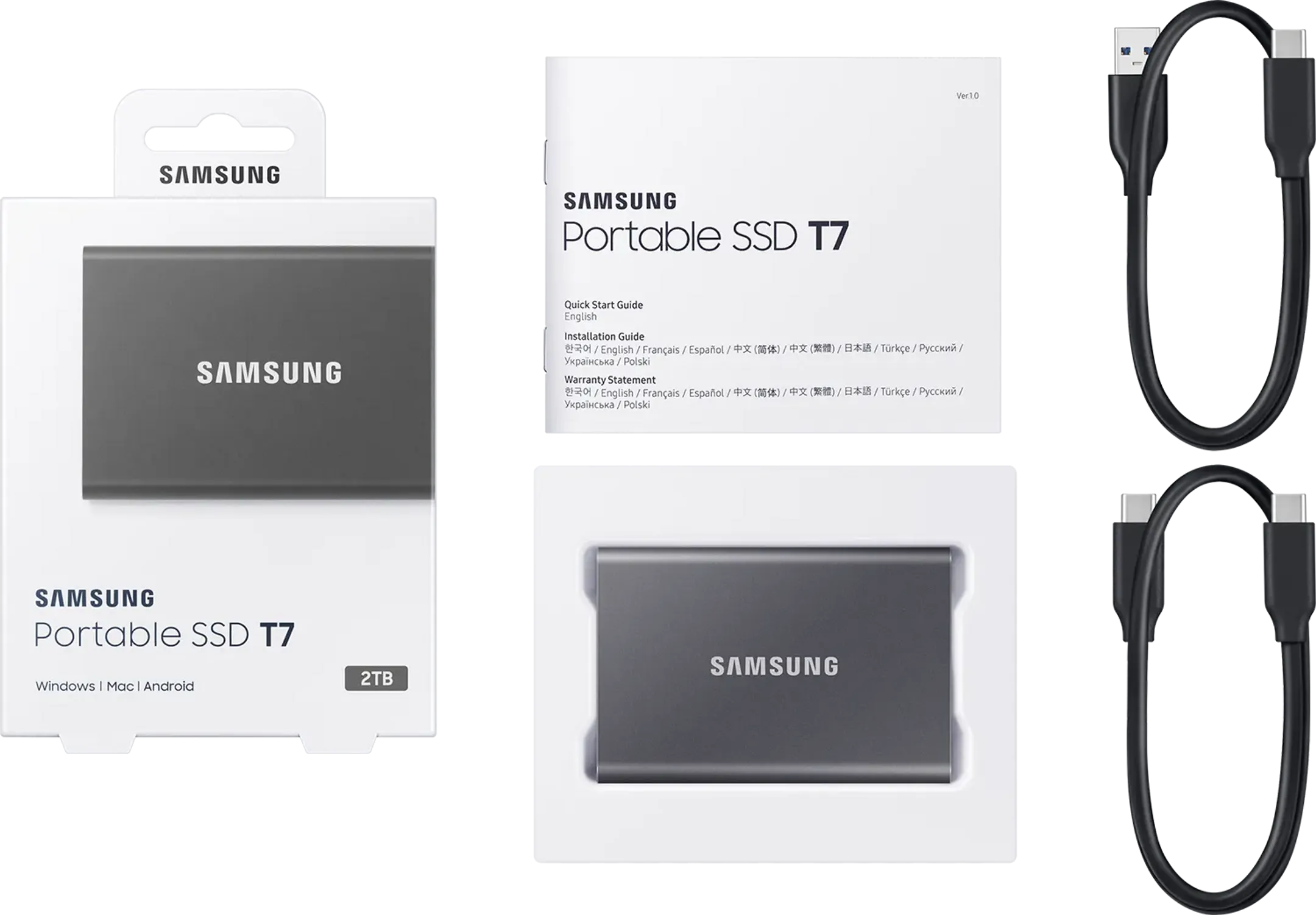 Samsung Portable SSD T7 - 2 TB image