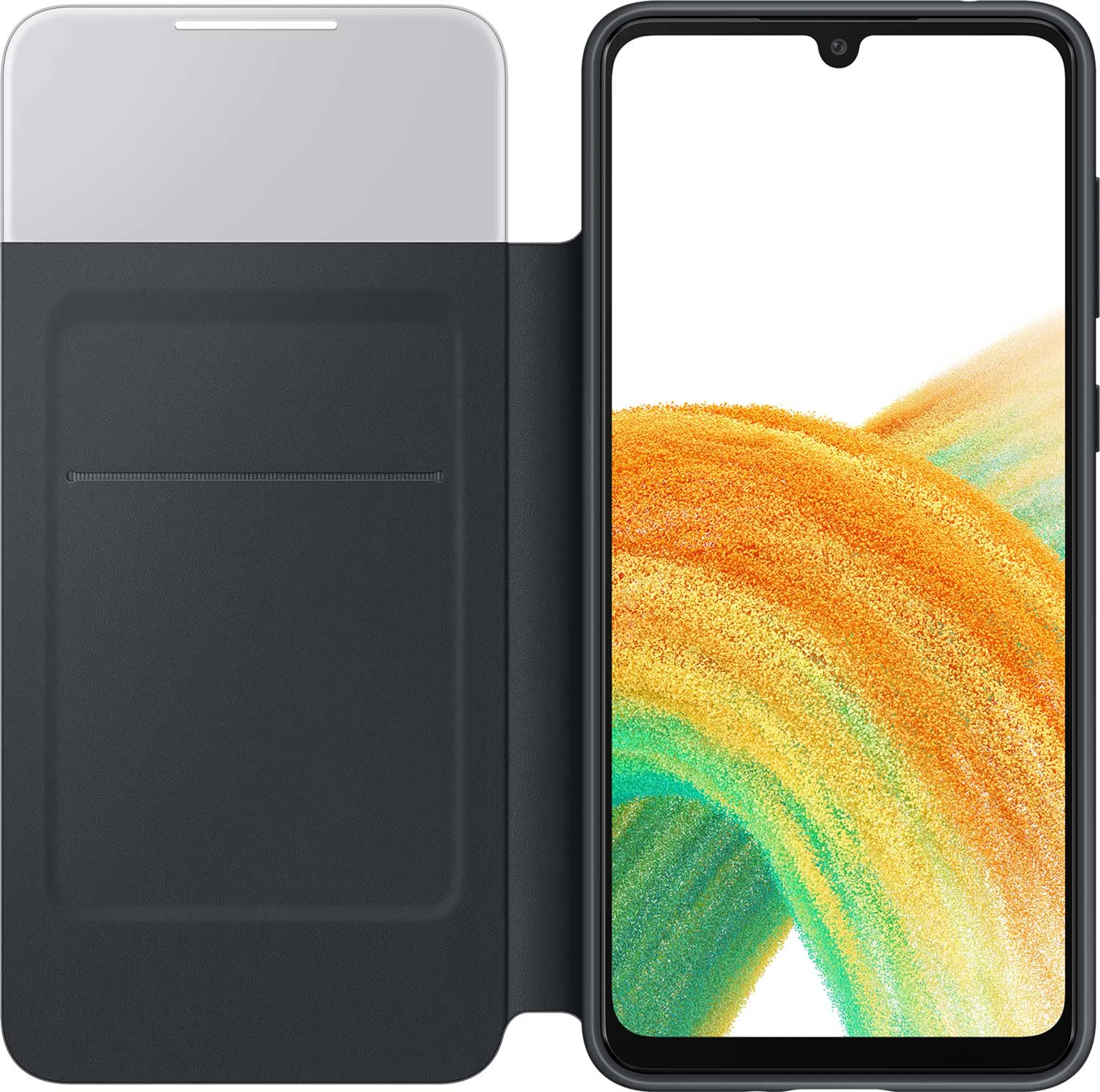 Samsung Smart View Wallet Cover voor Galaxy A33 5G - Zwart image